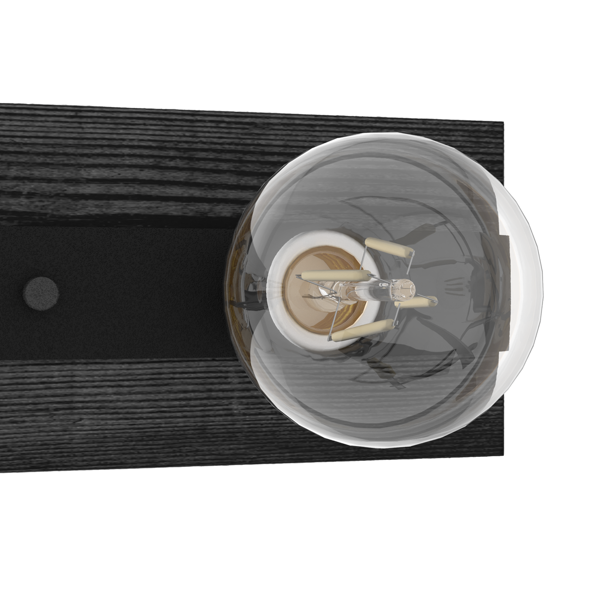 Donelson 18.5-inch 3-light Natural Black Iron and Dark Ash Vanity Light