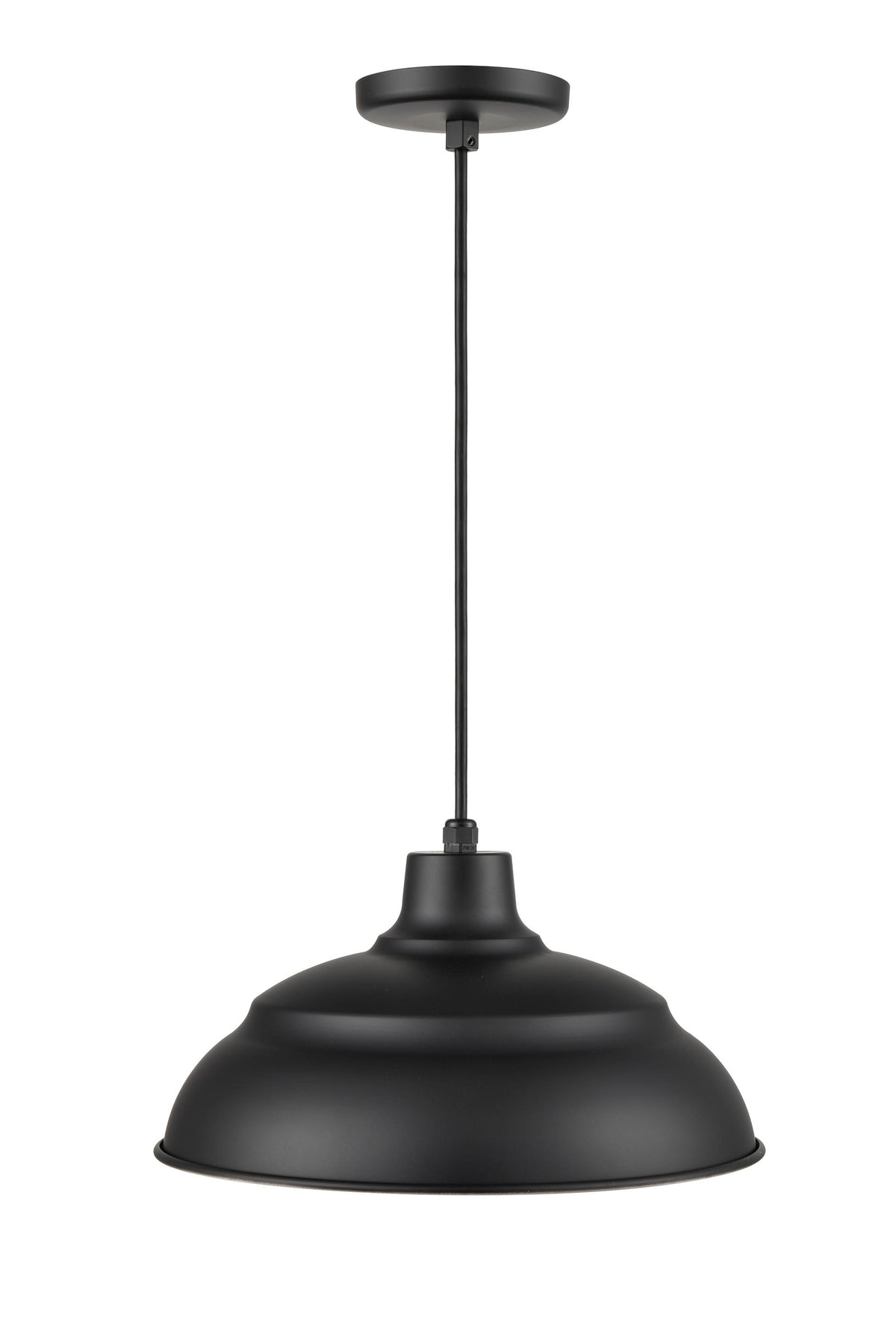 8.25'' R Series Satin Black 1 Light Pendant