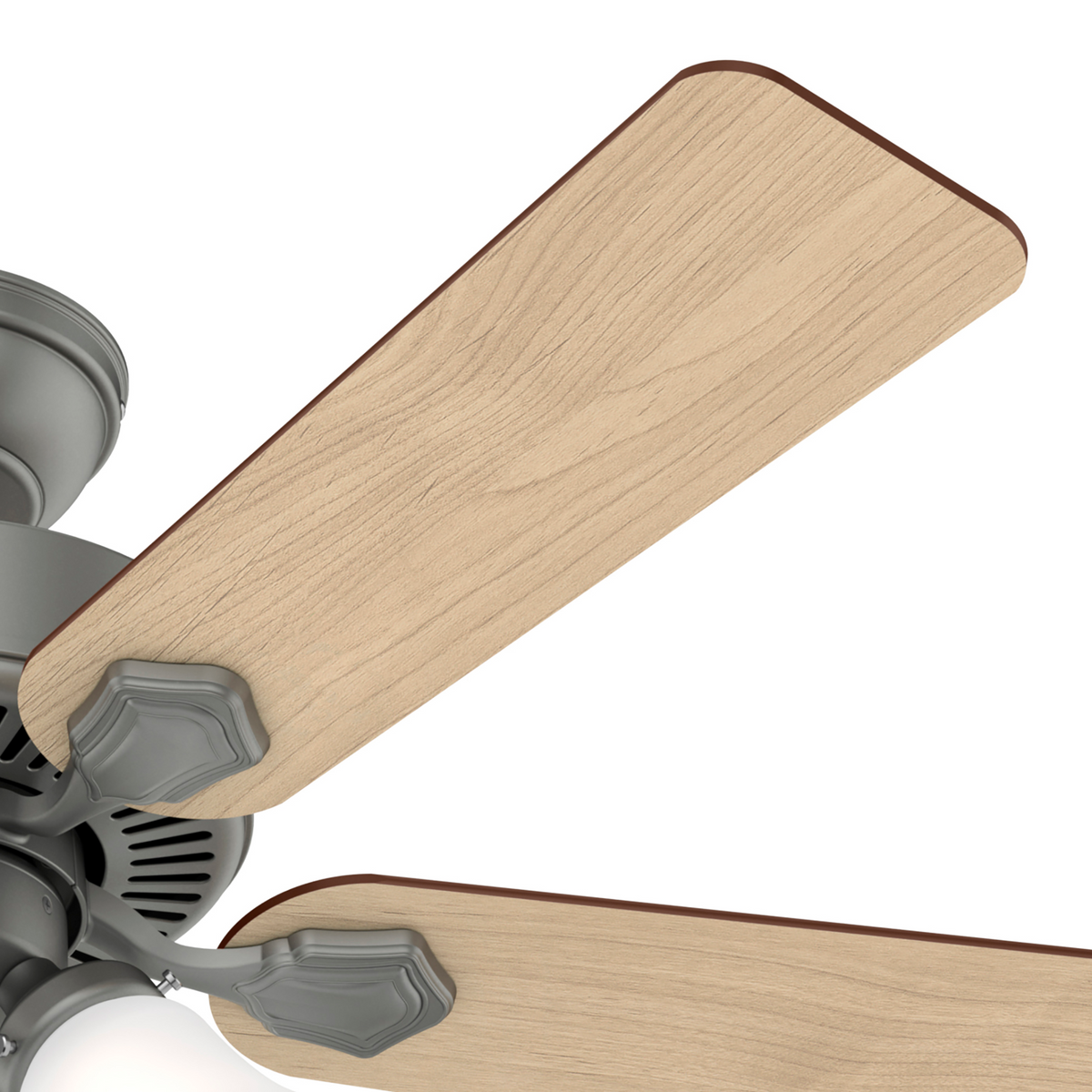 44 inch Swanson Matte Silver Ceiling Fan with LED Light Kit