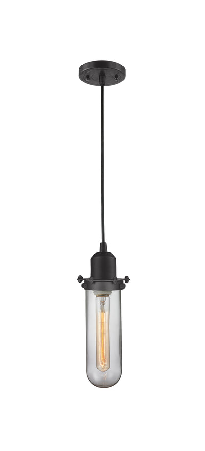 Centri 5-Inch 1-Light Cord-Hung Mini Pendant with LED Bulb 11-Inch High
