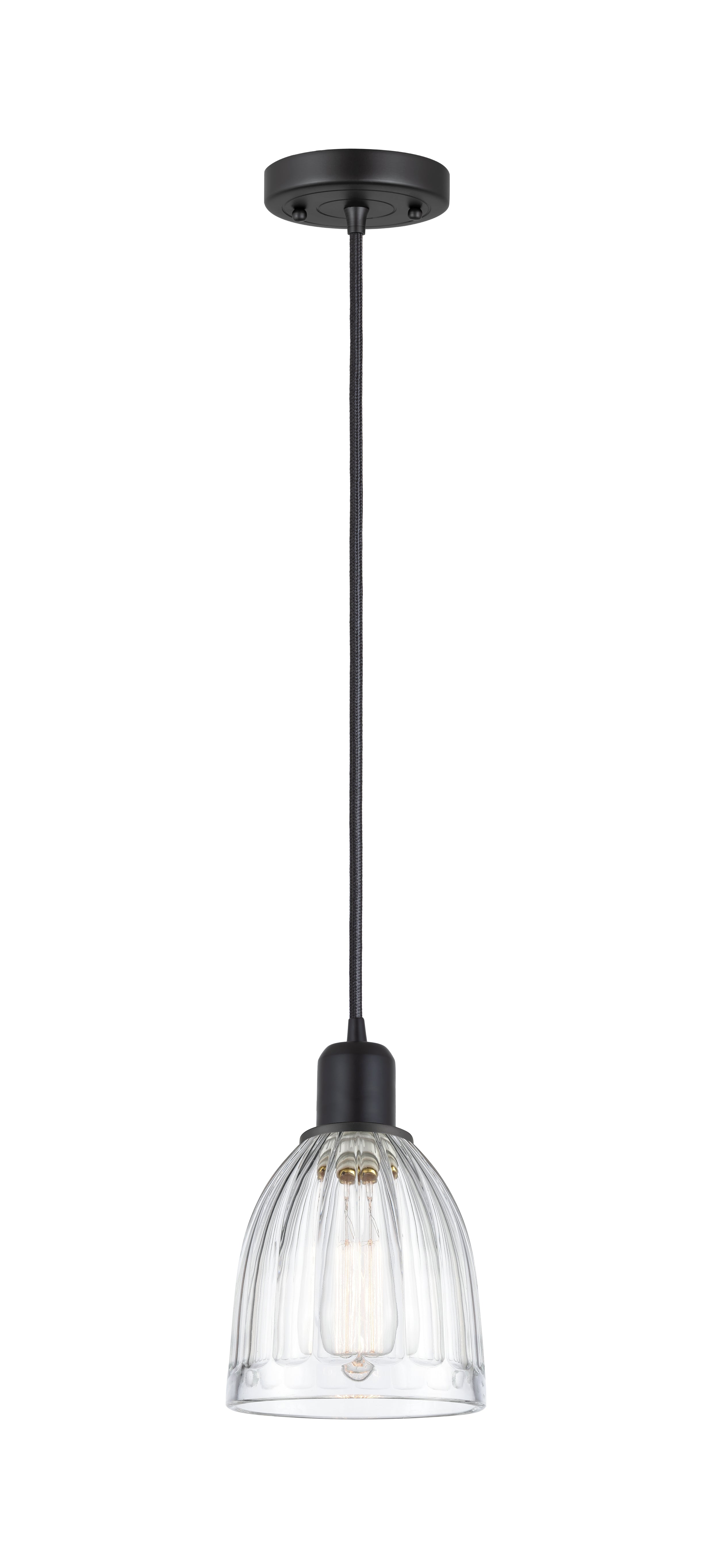 Austere Mini Pendant Matte Black Finish