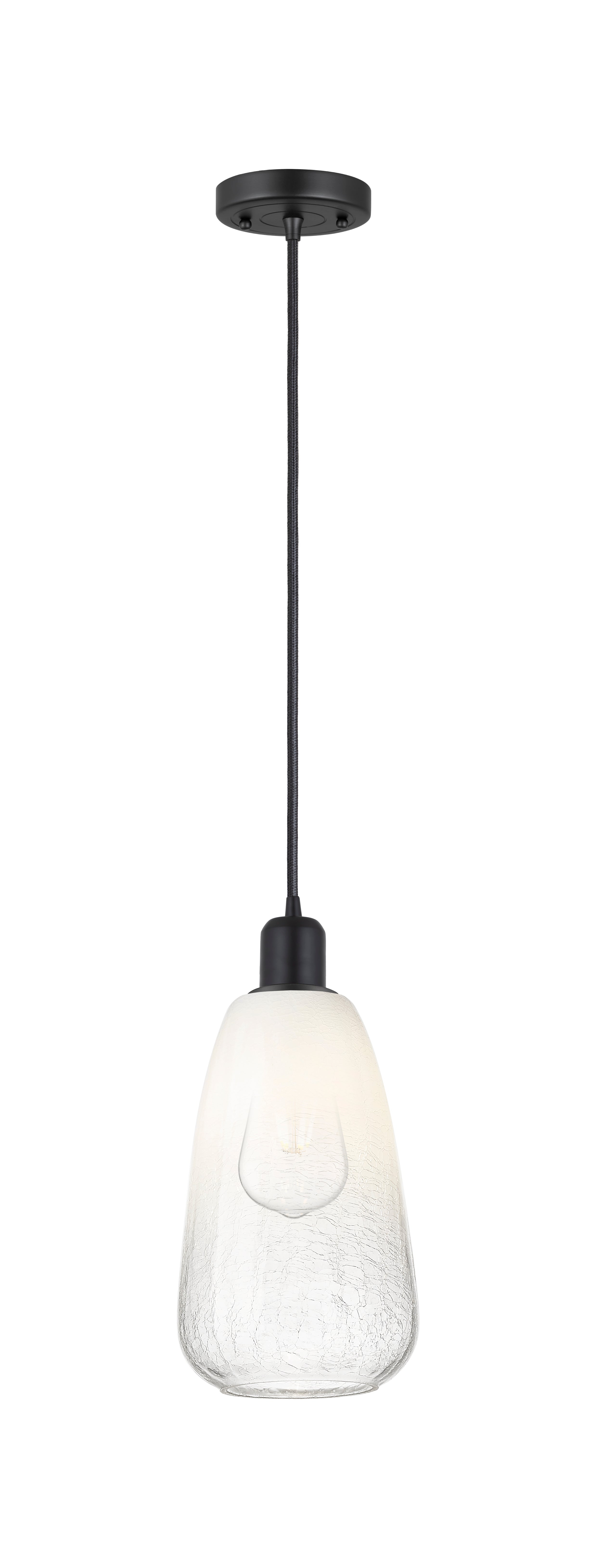 Austere Mini Pendant Matte Black Brass