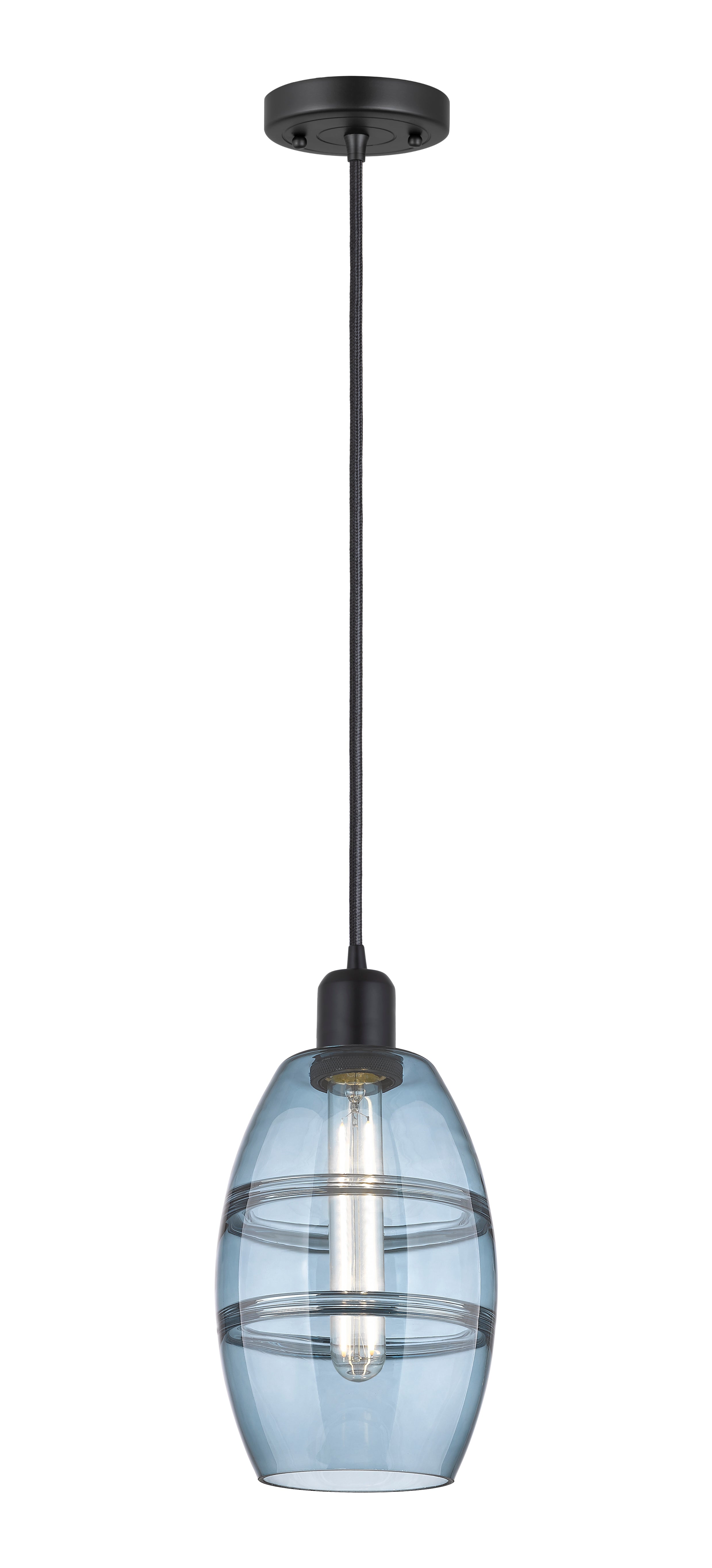 Austere Mini Pendant Matte Black Finish
