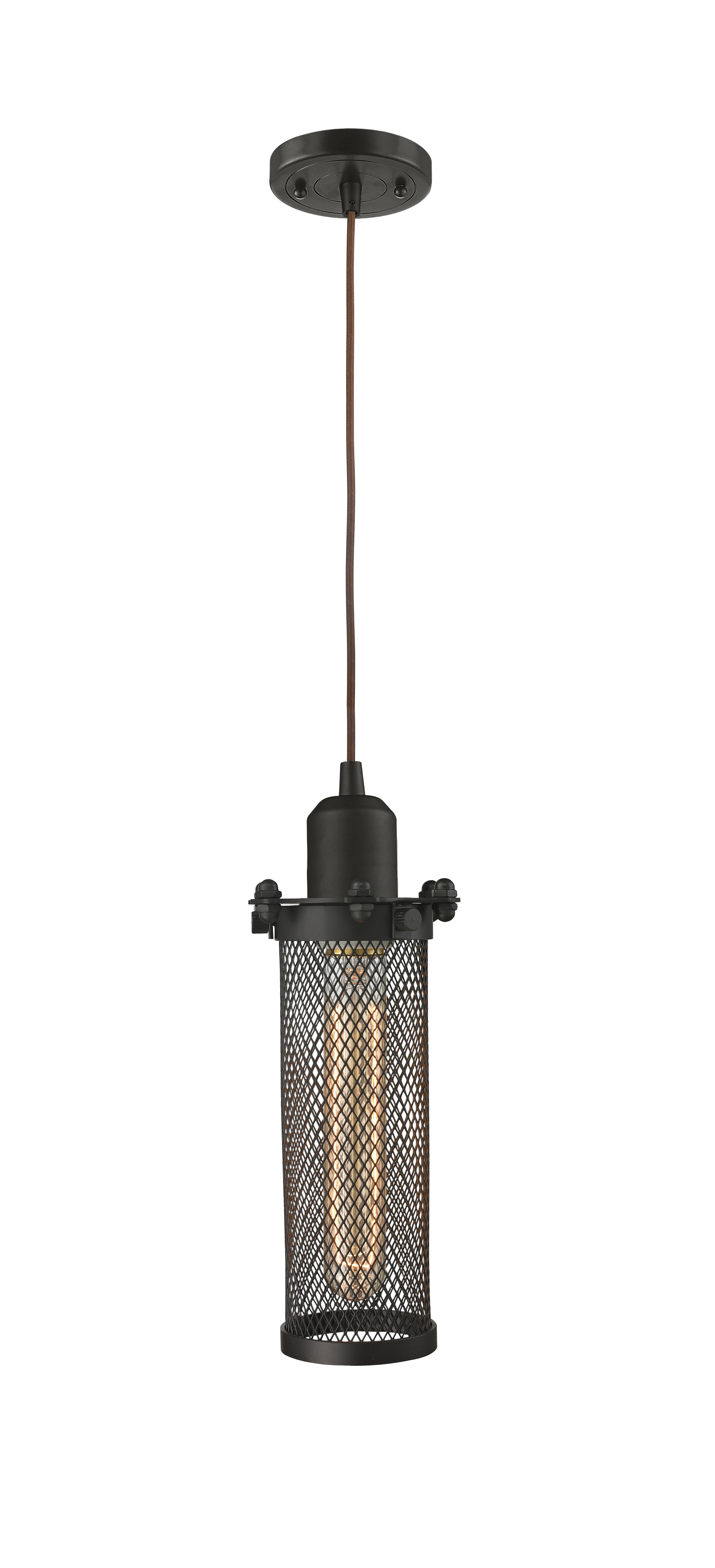 Austere Mini Pendant Matte Black Finish