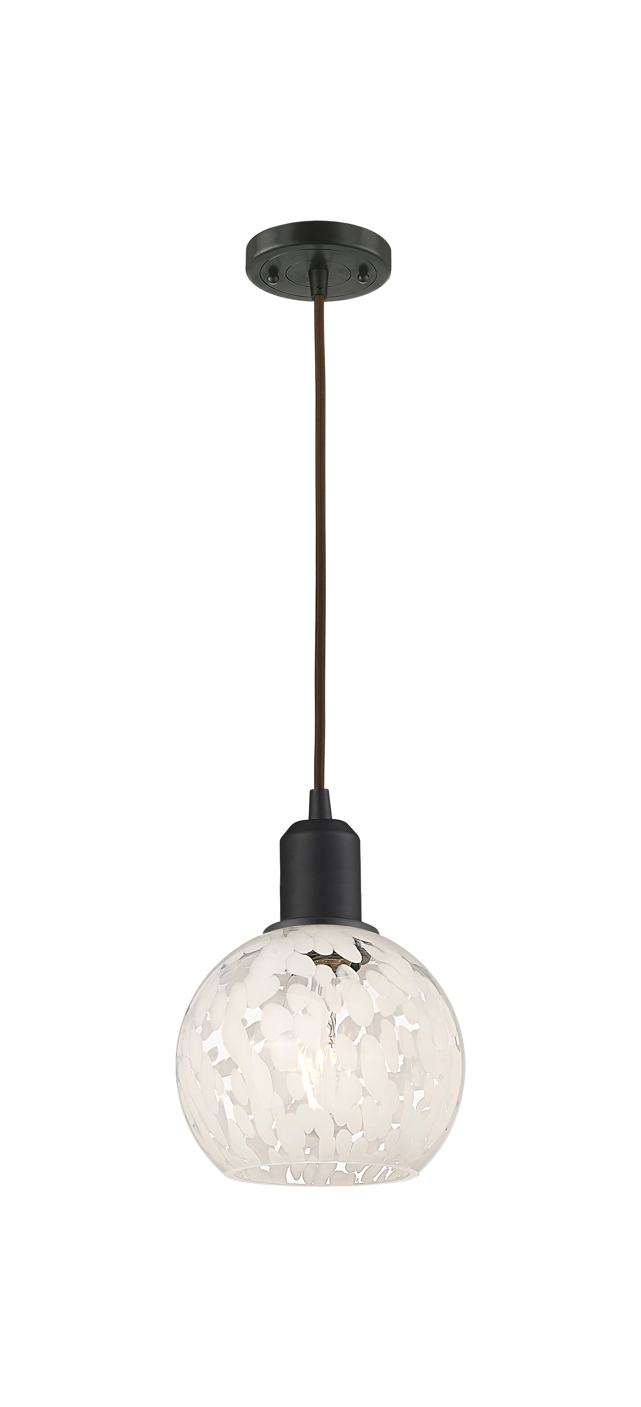 Austere Mini Pendant Matte Black Brass