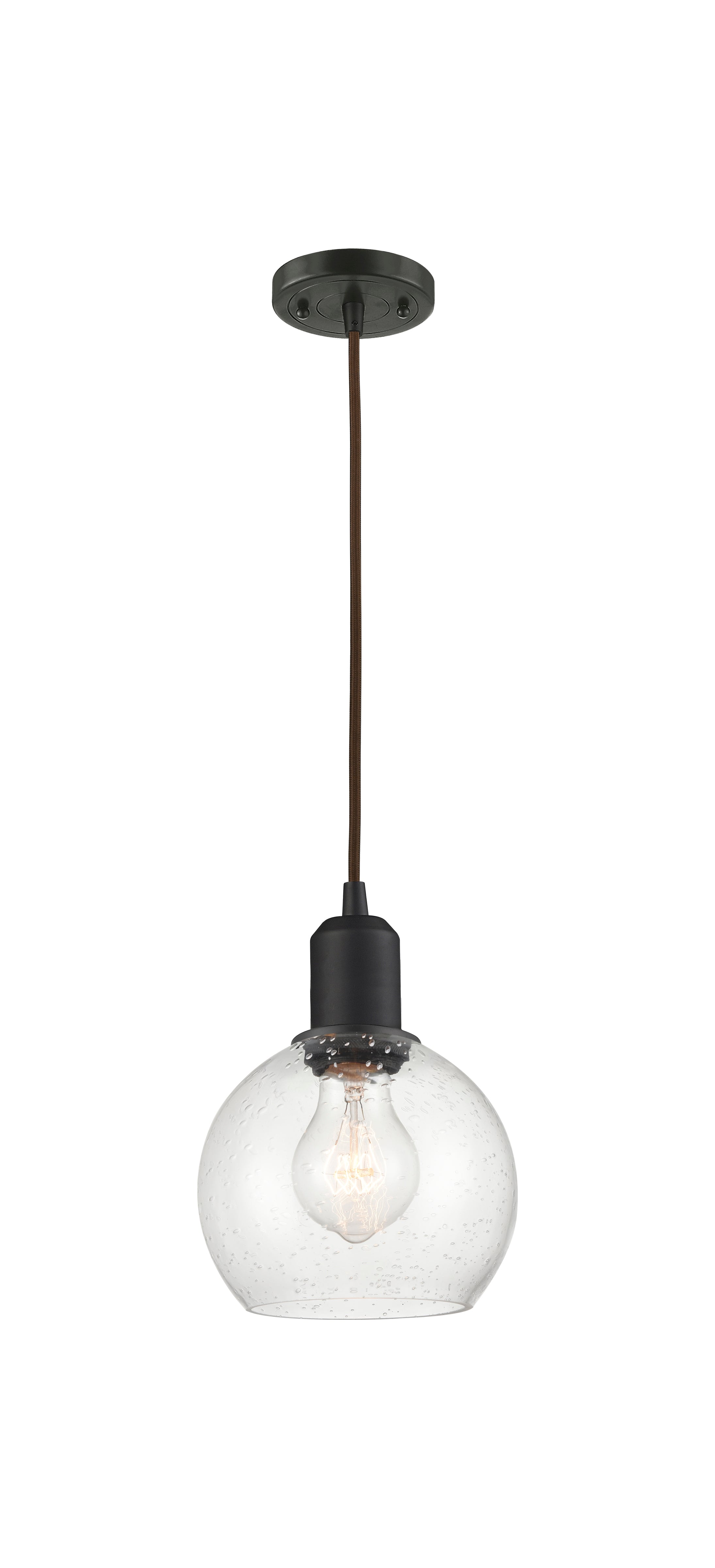 Austere Mini Pendant Matte Black Finish