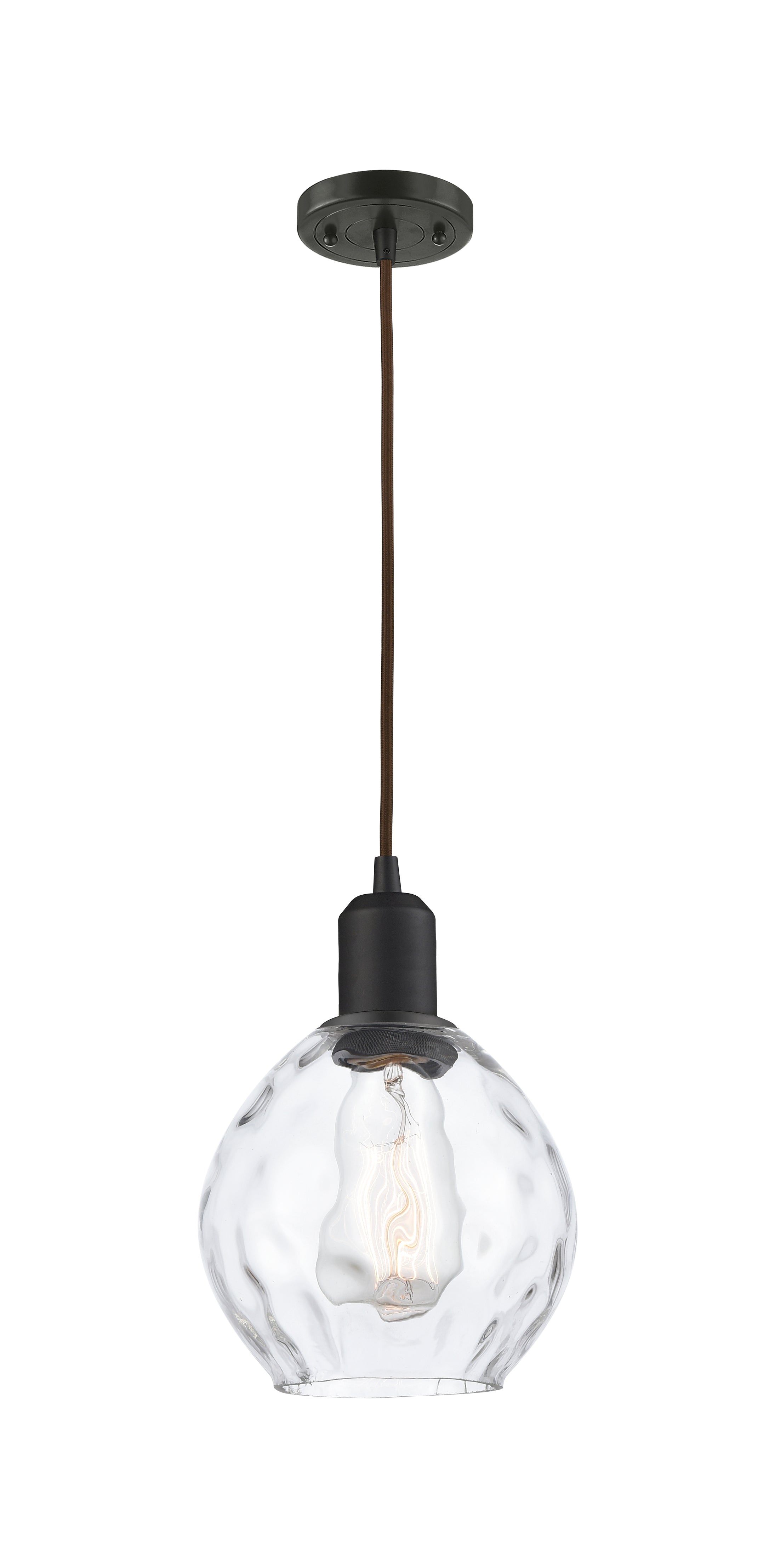 Austere Mini Pendant Matte Black Finish