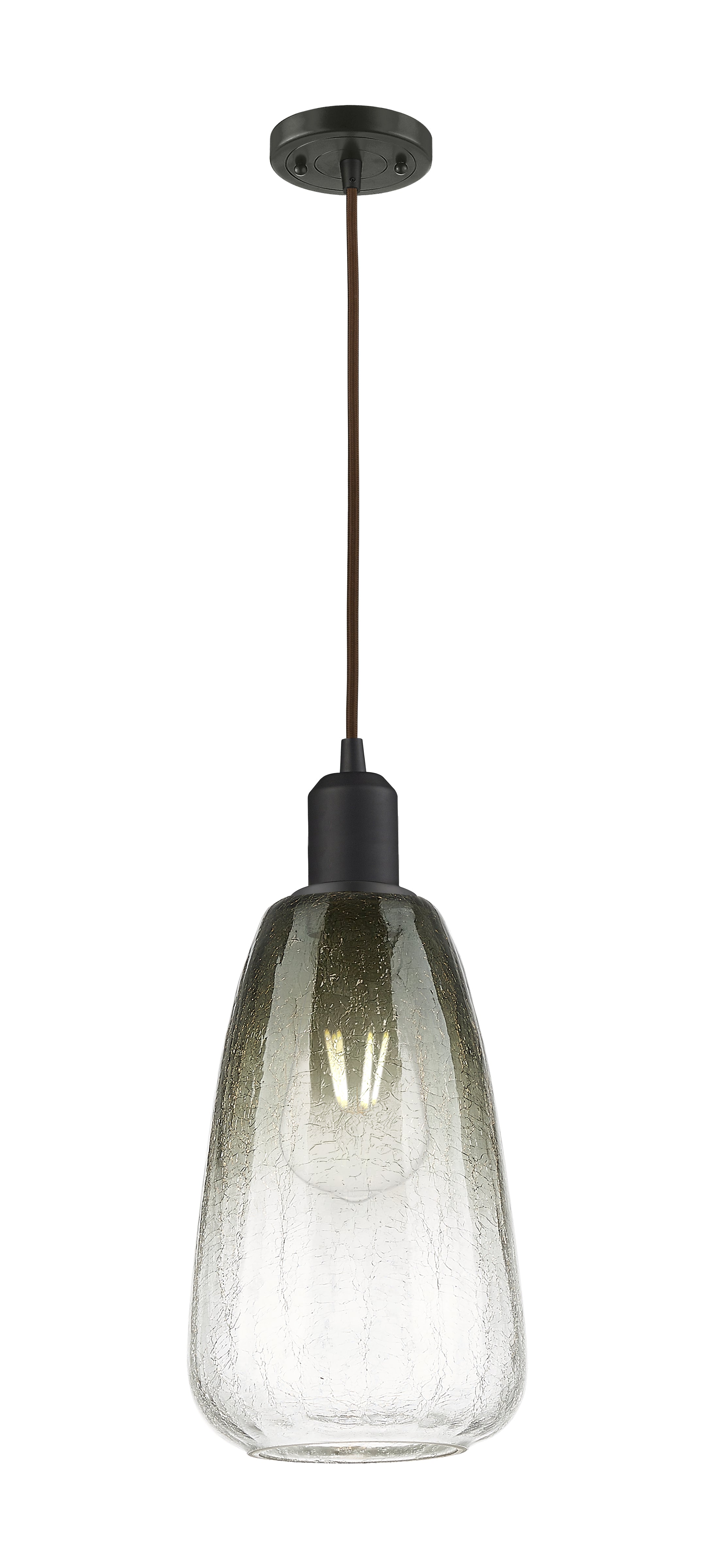 Austere Mini Pendant Matte Black Brass