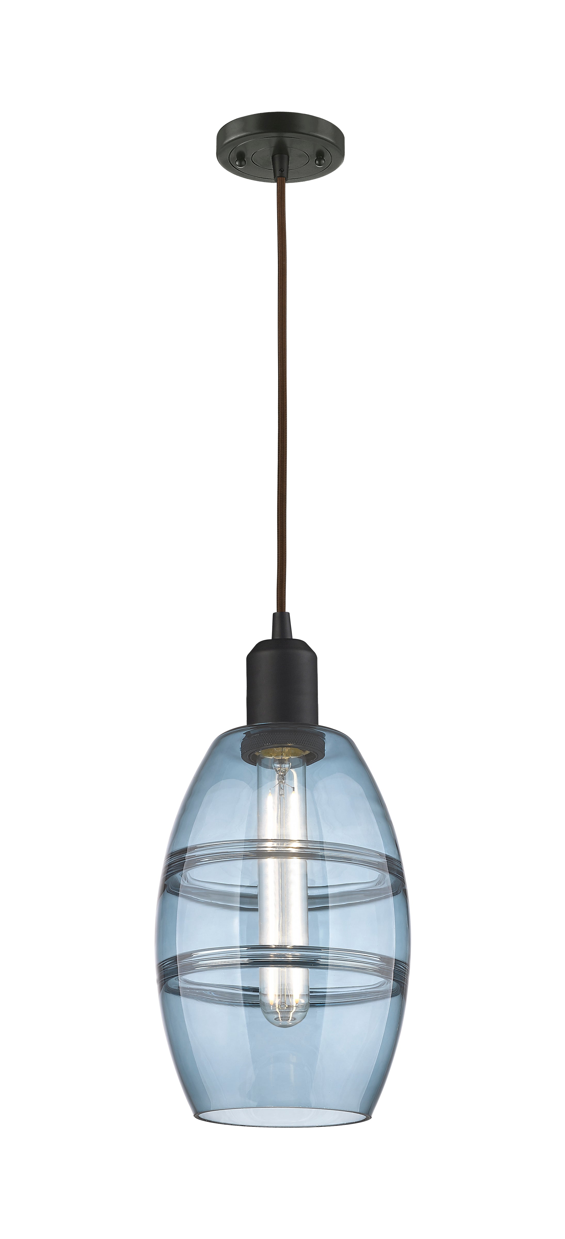 Austere Mini Pendant Matte Black Finish