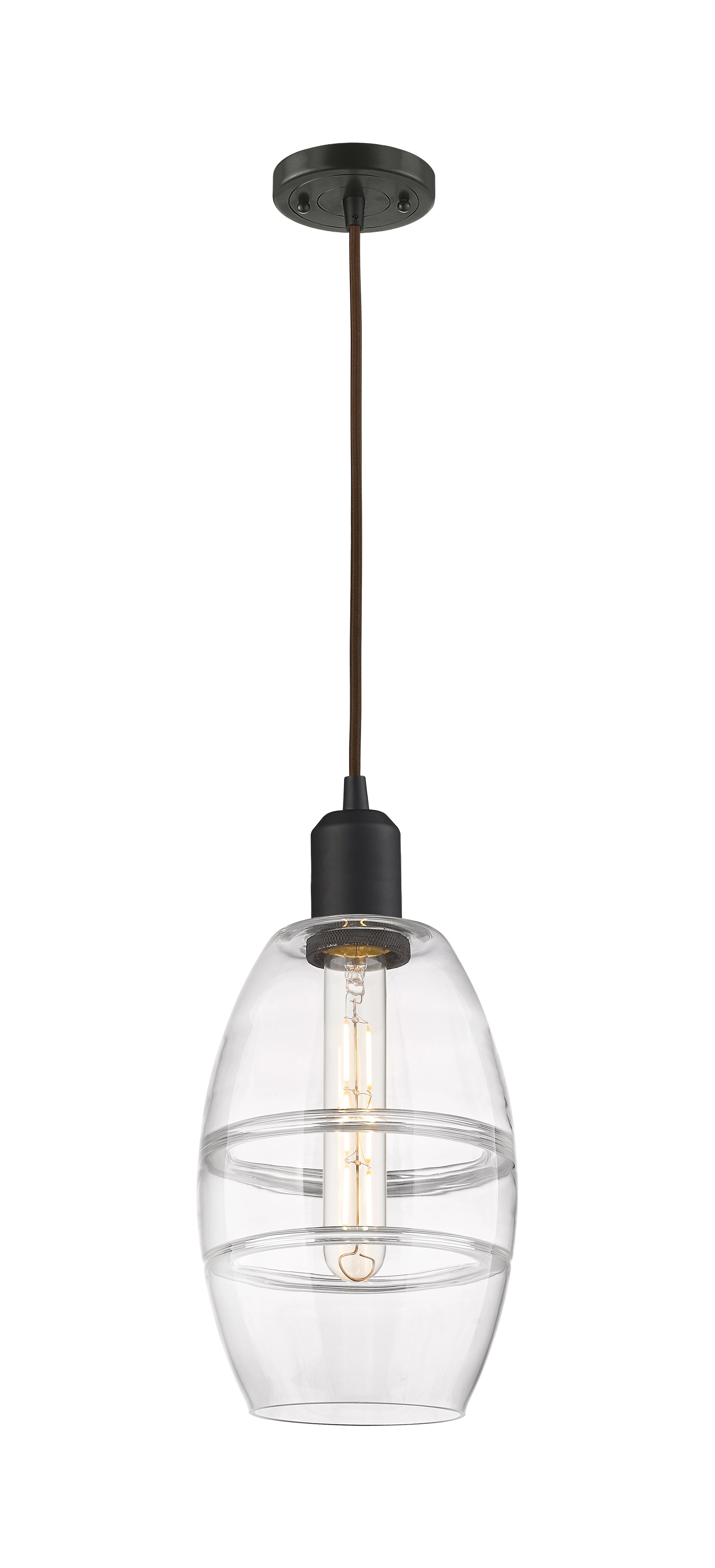 Austere Mini Pendant Matte Black Finish