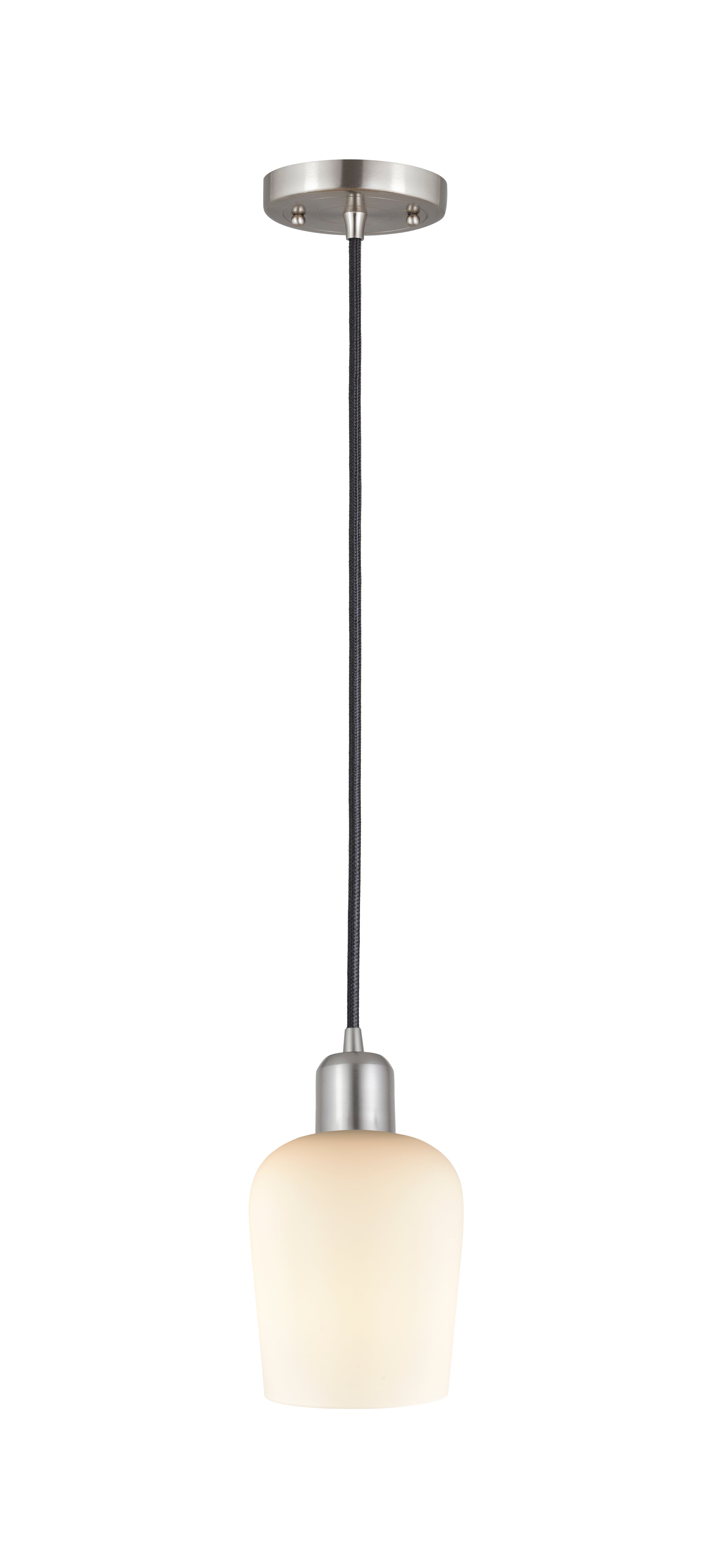 Austere Mini Pendant Matte Black Steel