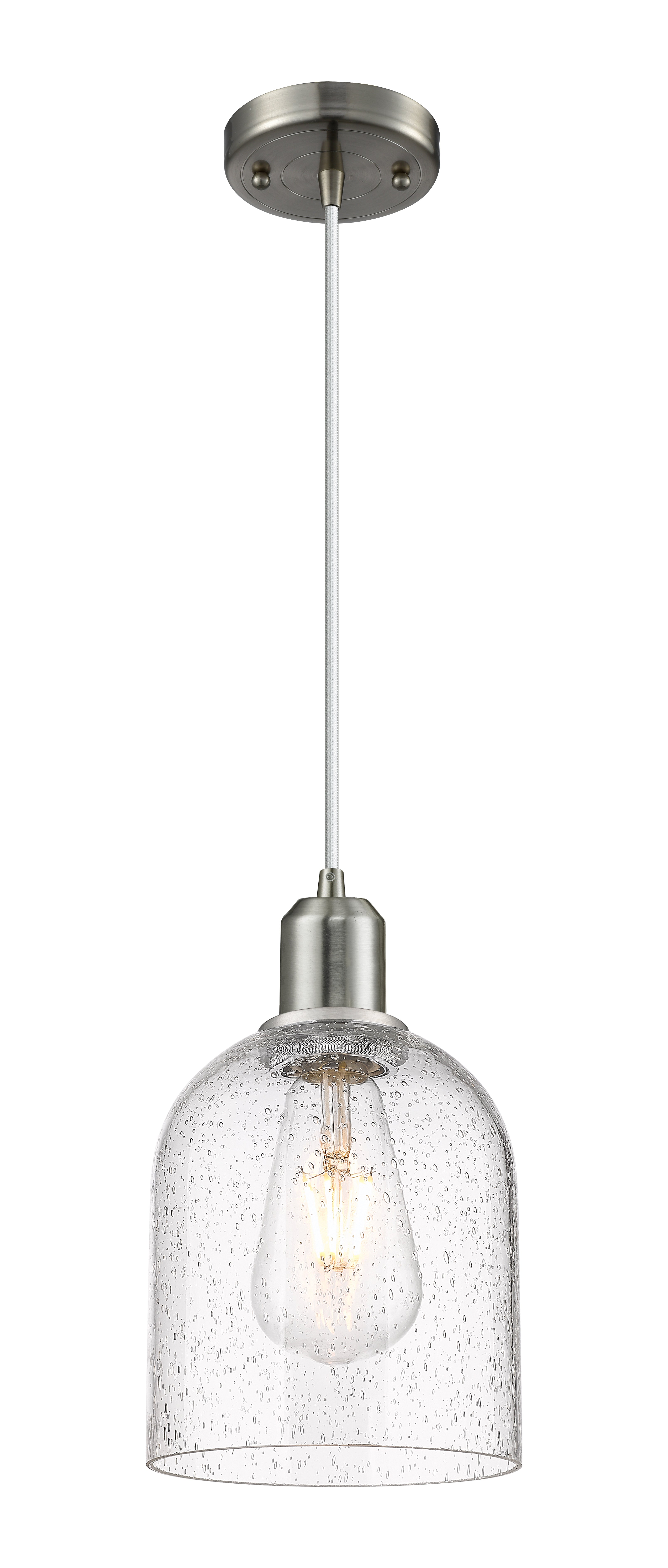 Austere Mini Pendant Matte Black Brass