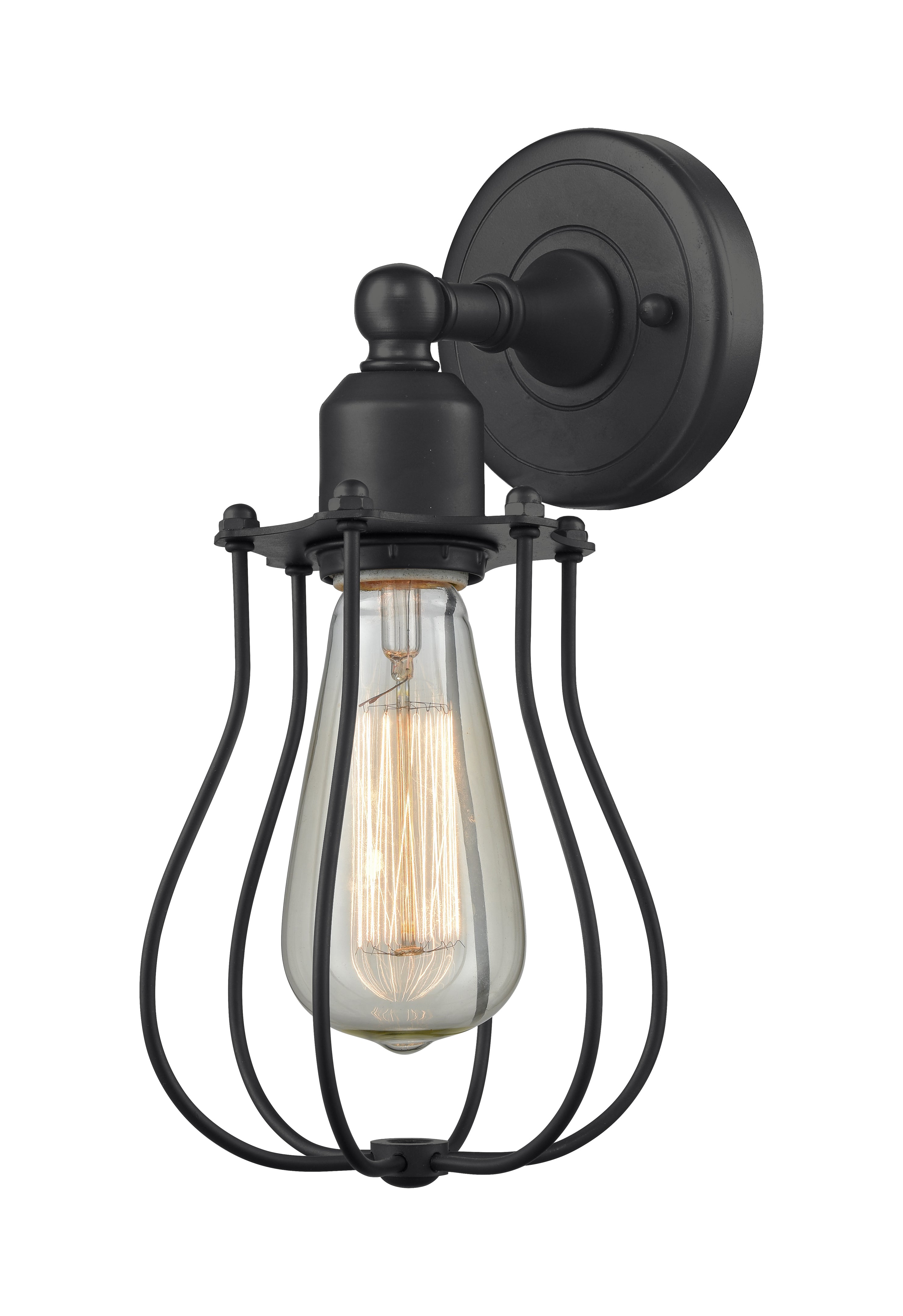 Austere Industrial, Modern Contempo, Restoration-Vintage Muselet Sconce