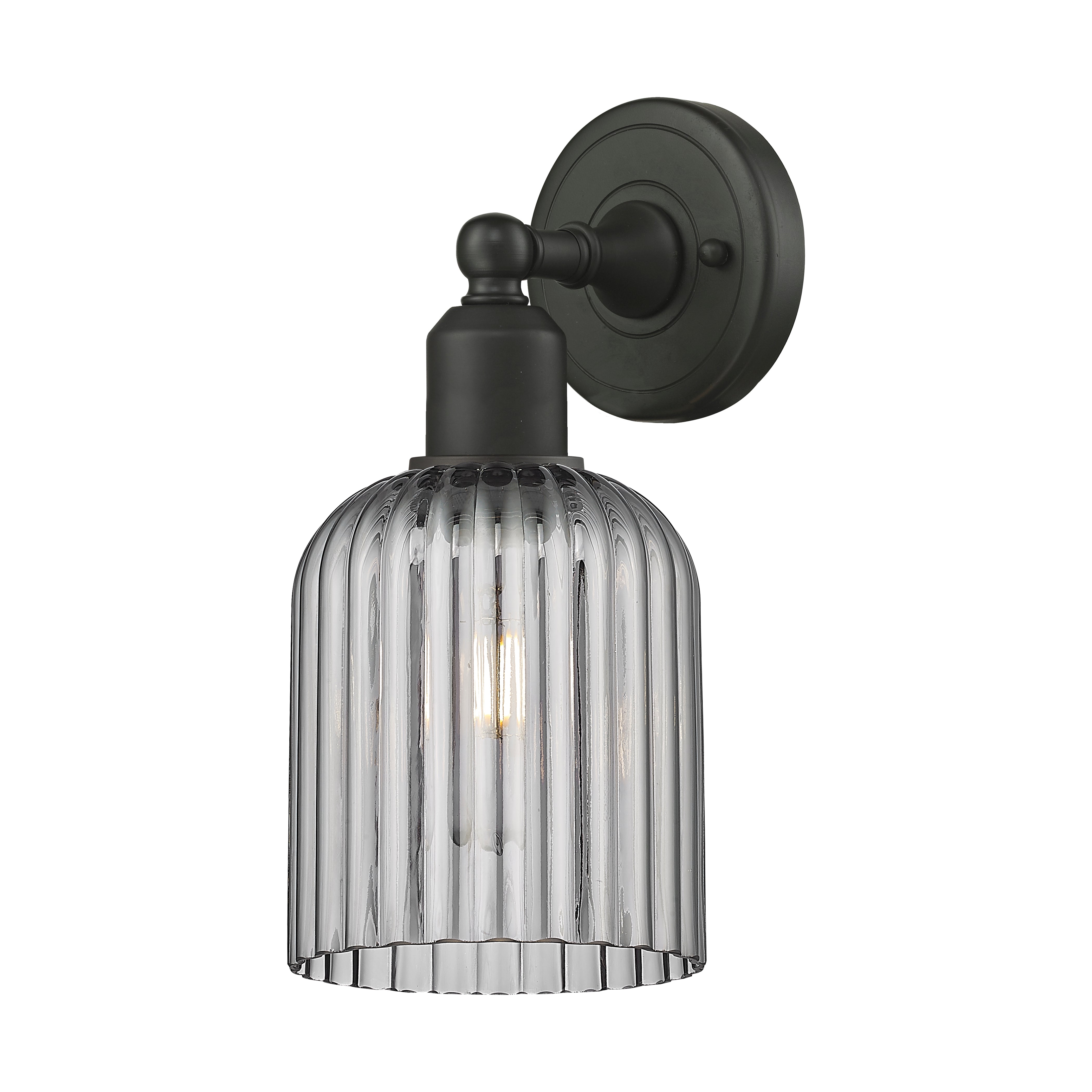 Austere Sconce Cast Brass Steel Finish