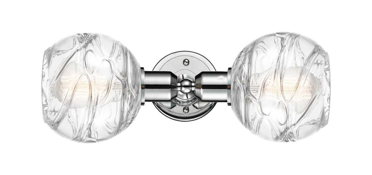 Athens Deco Swirl 6-Inch 1-Light Sconce 10-Inch High
