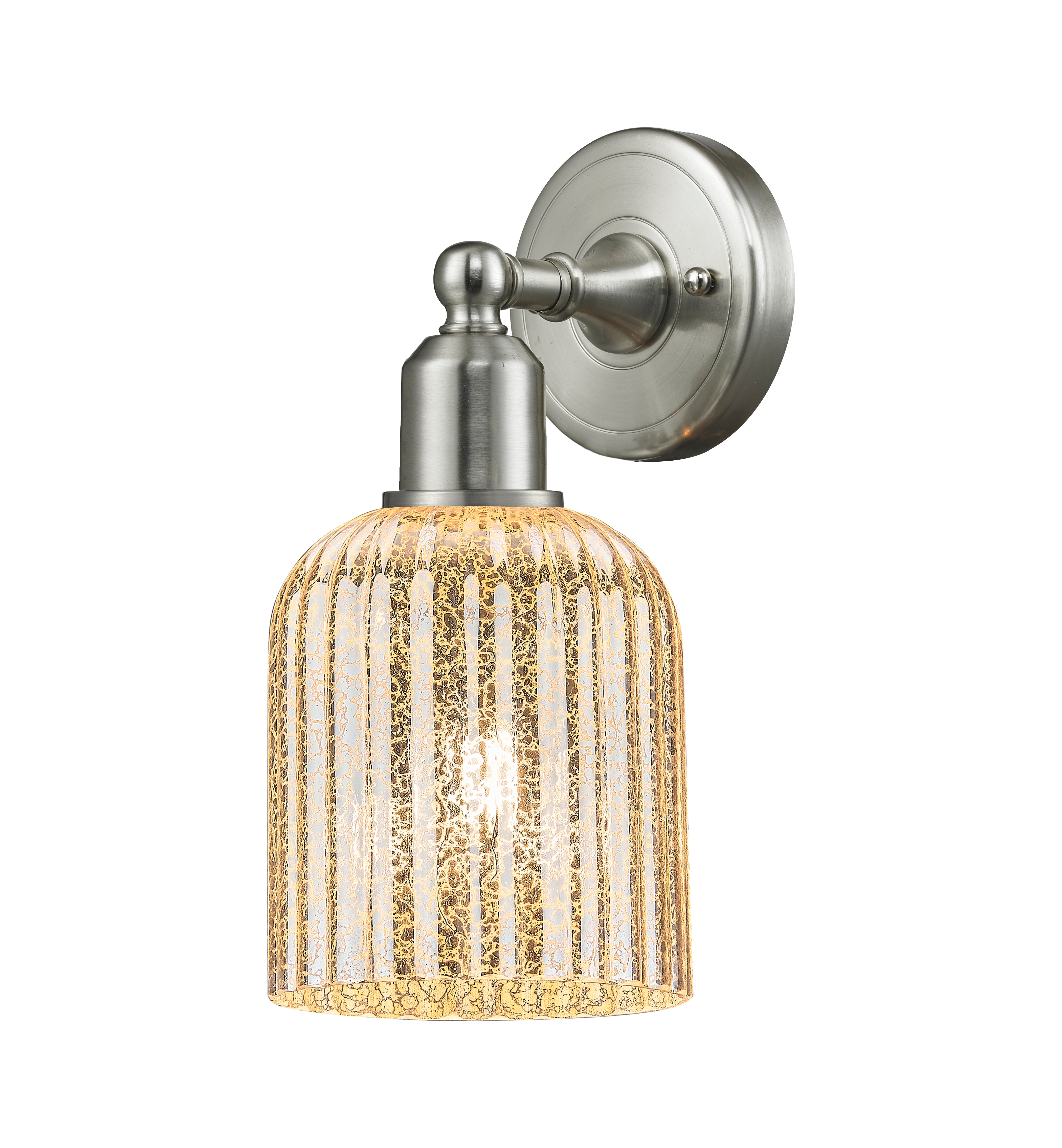 Austere Sconce Cast Brass Steel Finish