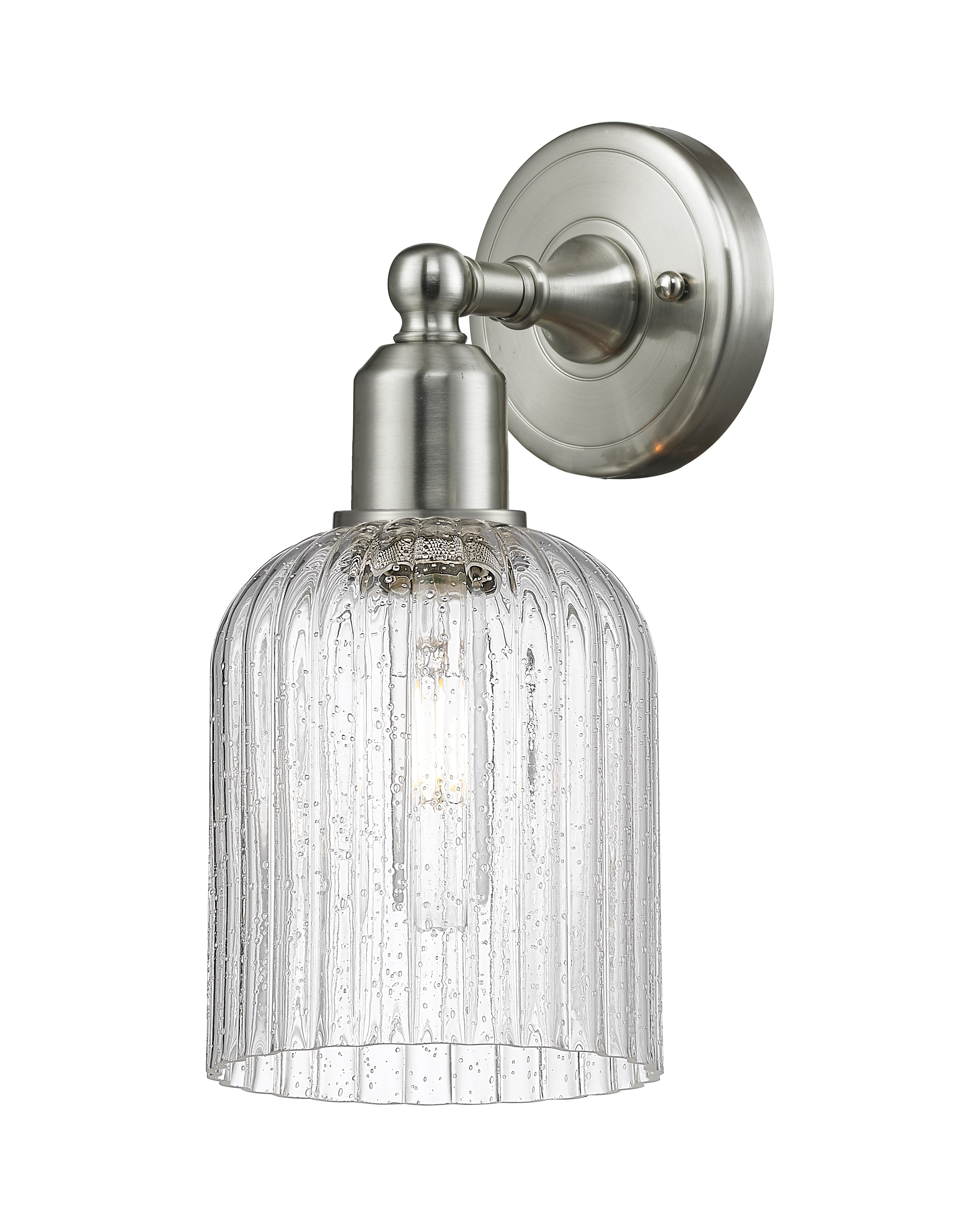 Austere Sconce Cast Brass Steel Finish