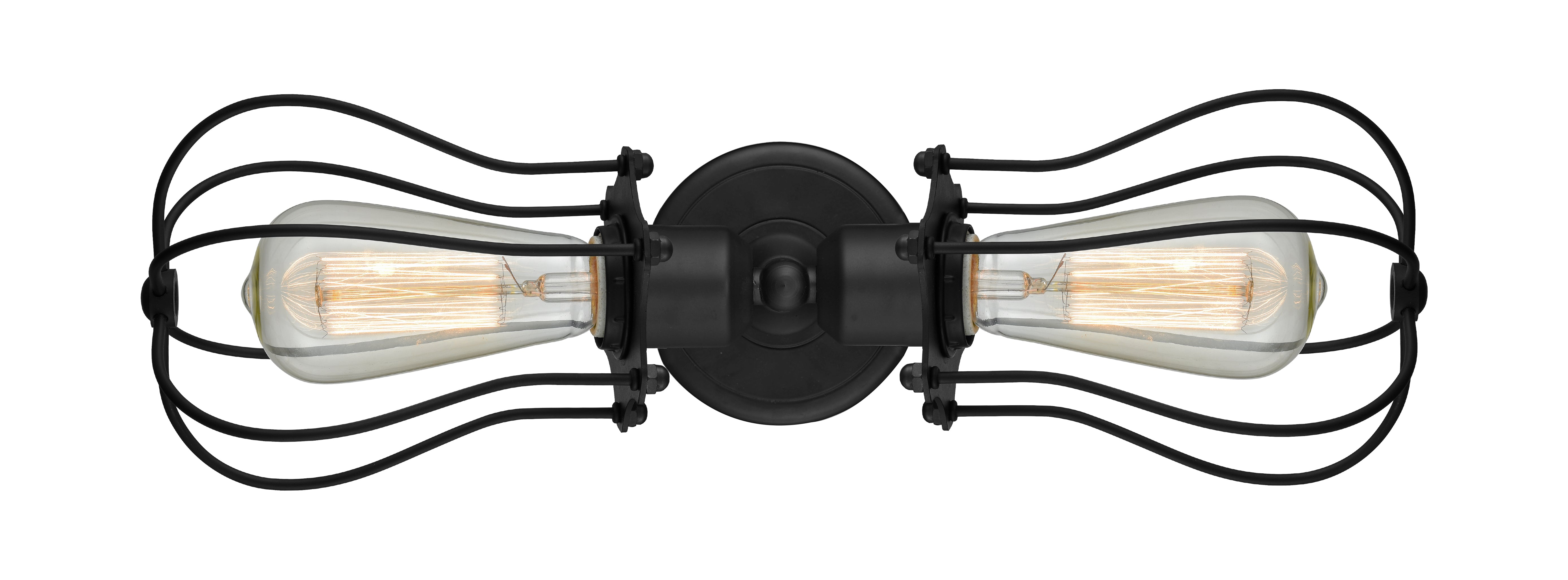 Austere Industrial, Modern Contempo, Restoration-Vintage Muselet Linear Bath Vanity Light