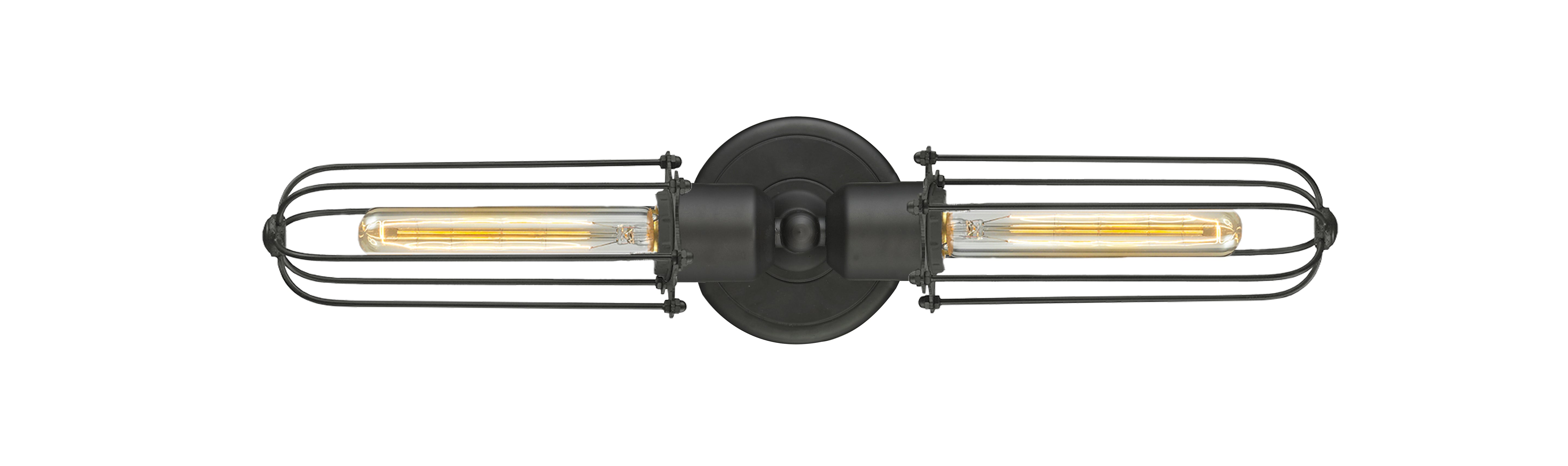 Austere Industrial, Modern Contempo, Restoration-Vintage Muselet Linear Bath Vanity Light