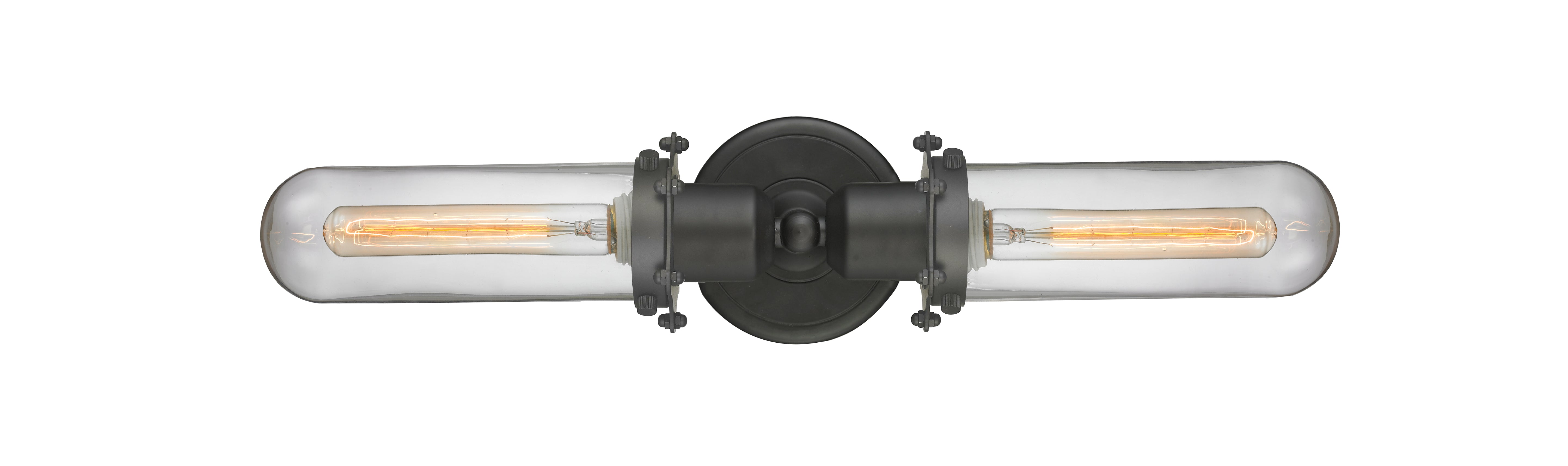 Austere Linear Bath Vanity Light Brass Steel