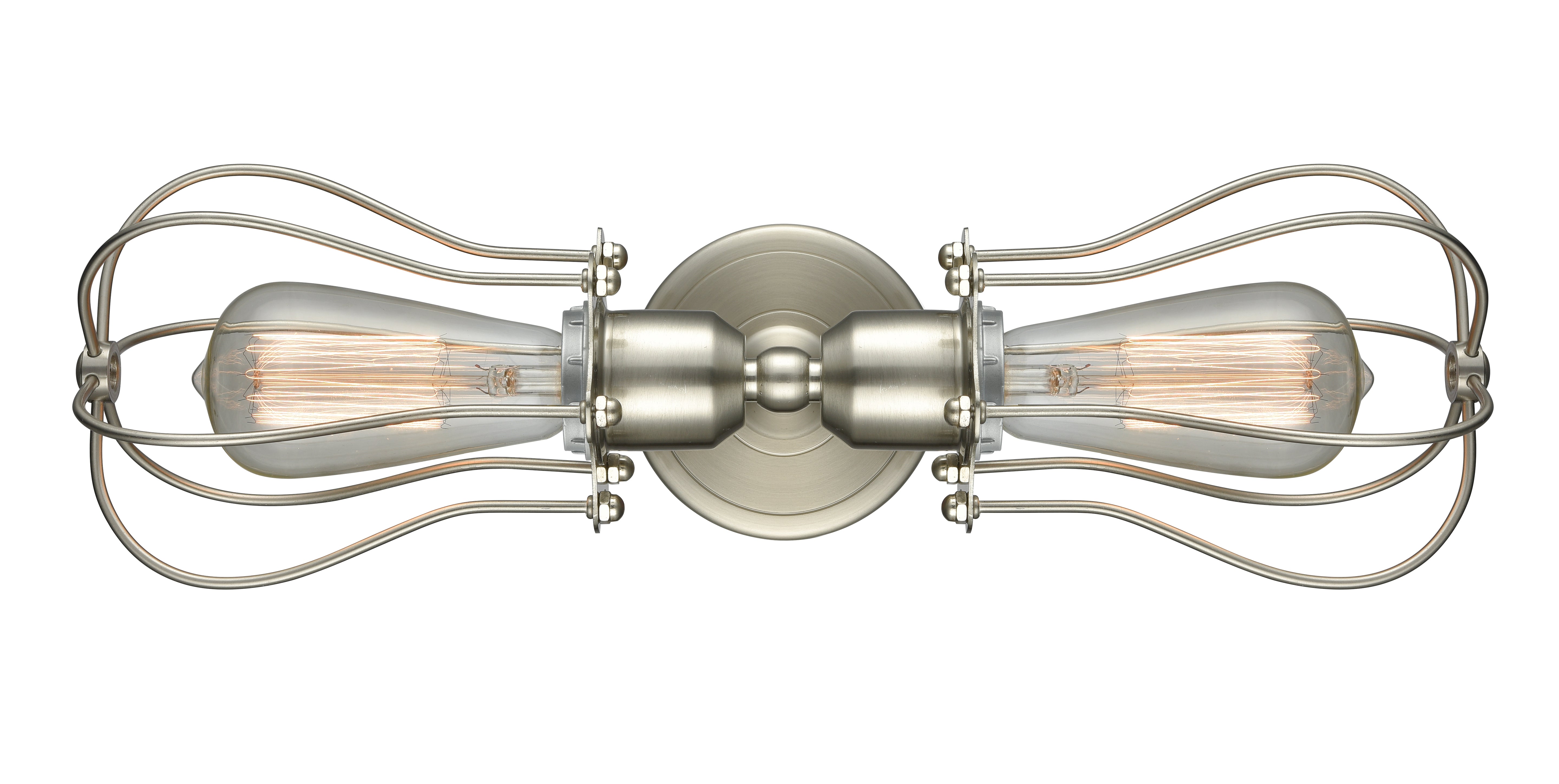 Austere Industrial, Modern Contempo, Restoration-Vintage Muselet Linear Bath Vanity Light