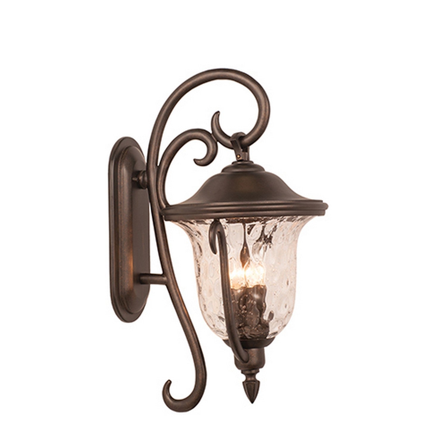 16'' Santa Barbara Outdoor 4 Light Burnished Bronze Outdoor Wall Sconce