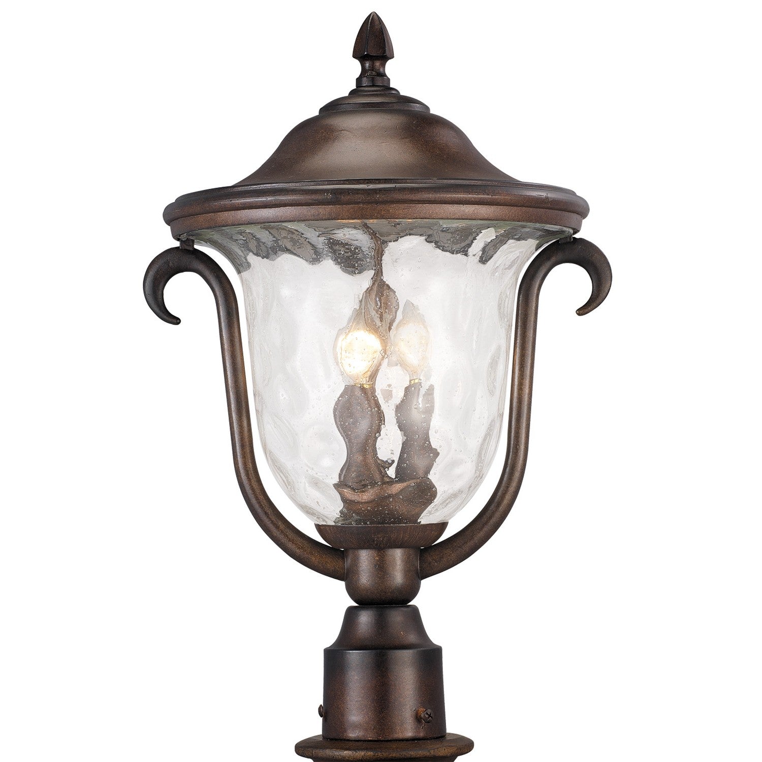 19'' Santa Barbara Outdoor 3 Light Burnished Bronze Outdoor Lantern Head