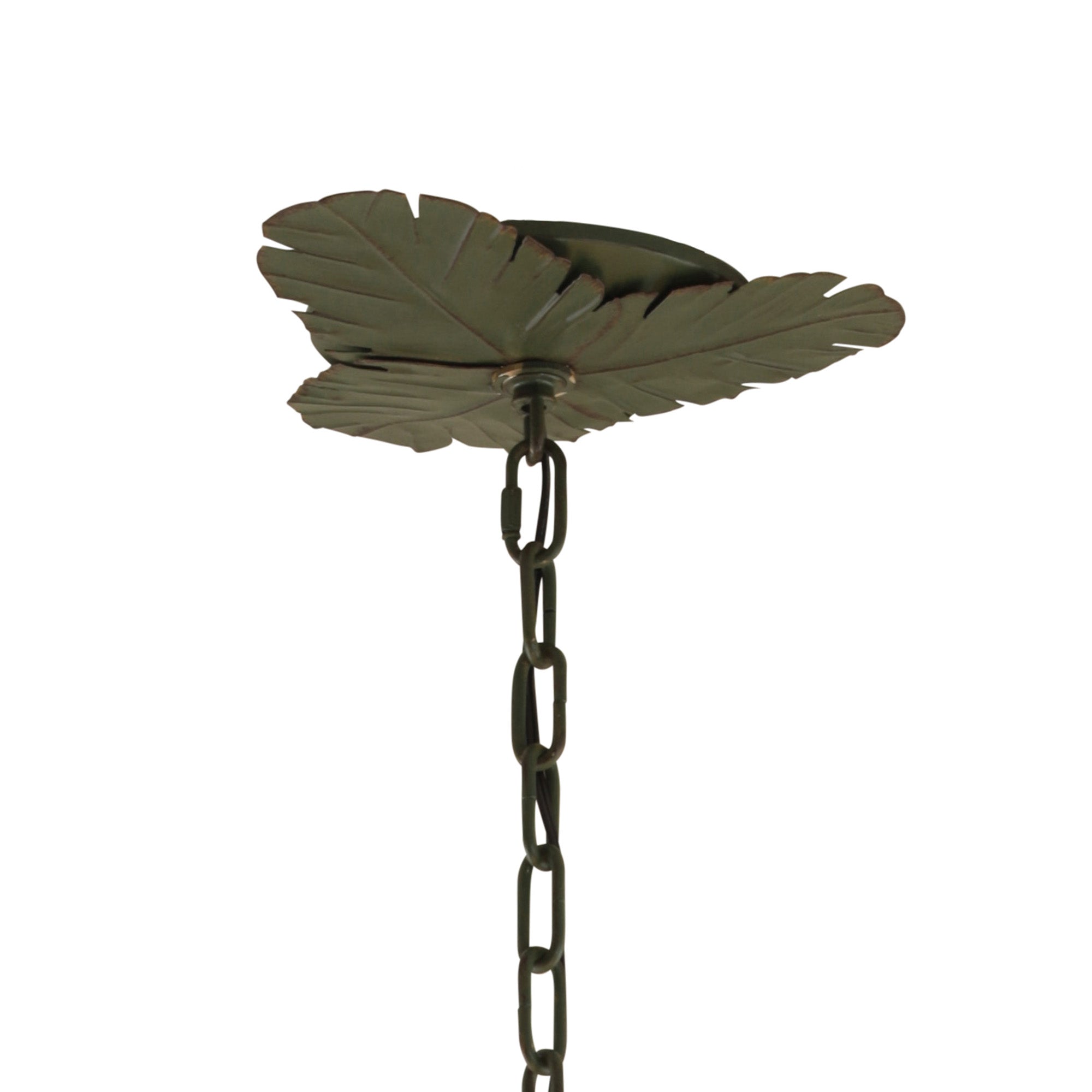 Banana Leaf 9 Light Chandelier