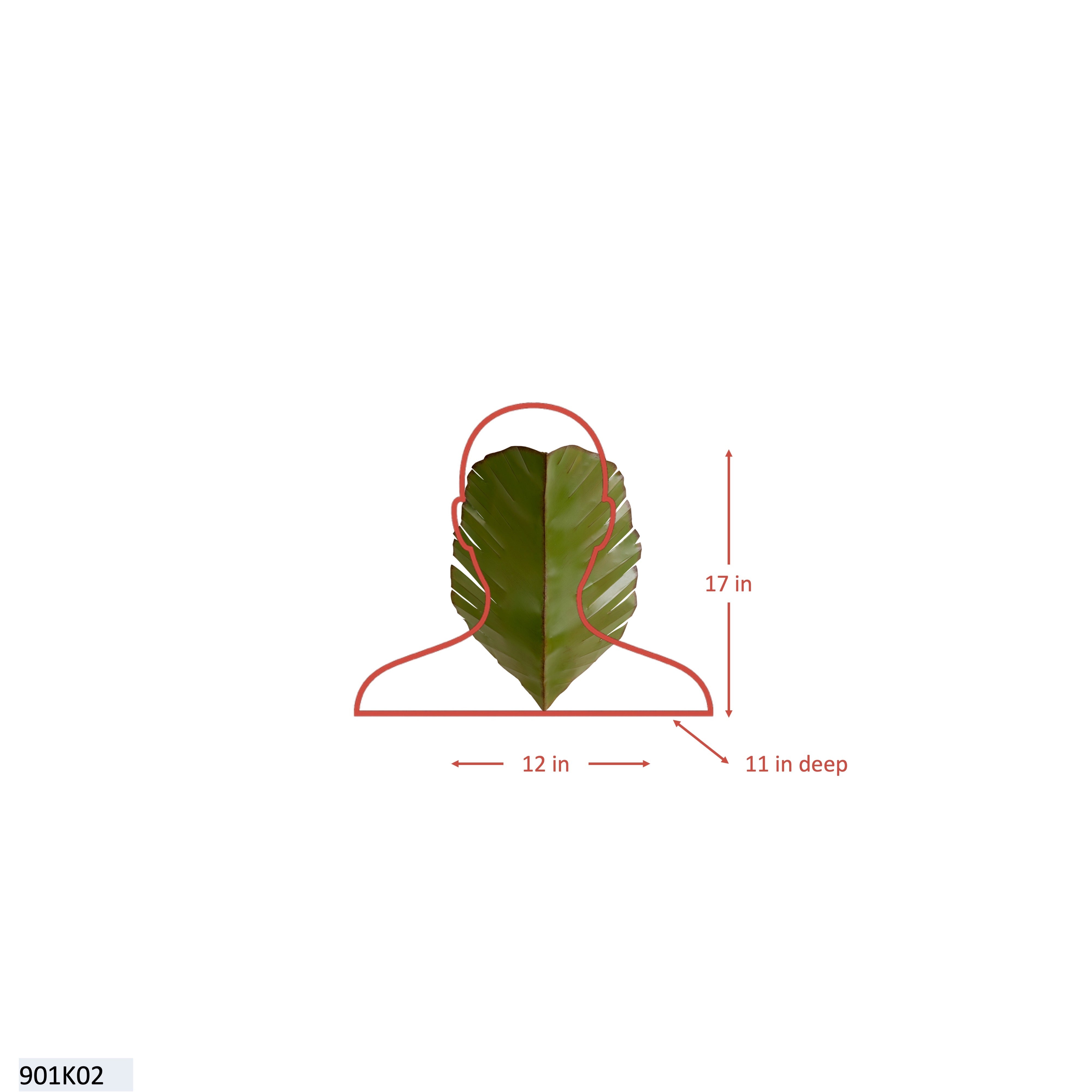 Banana Leaf 2 Light Wall Sconce