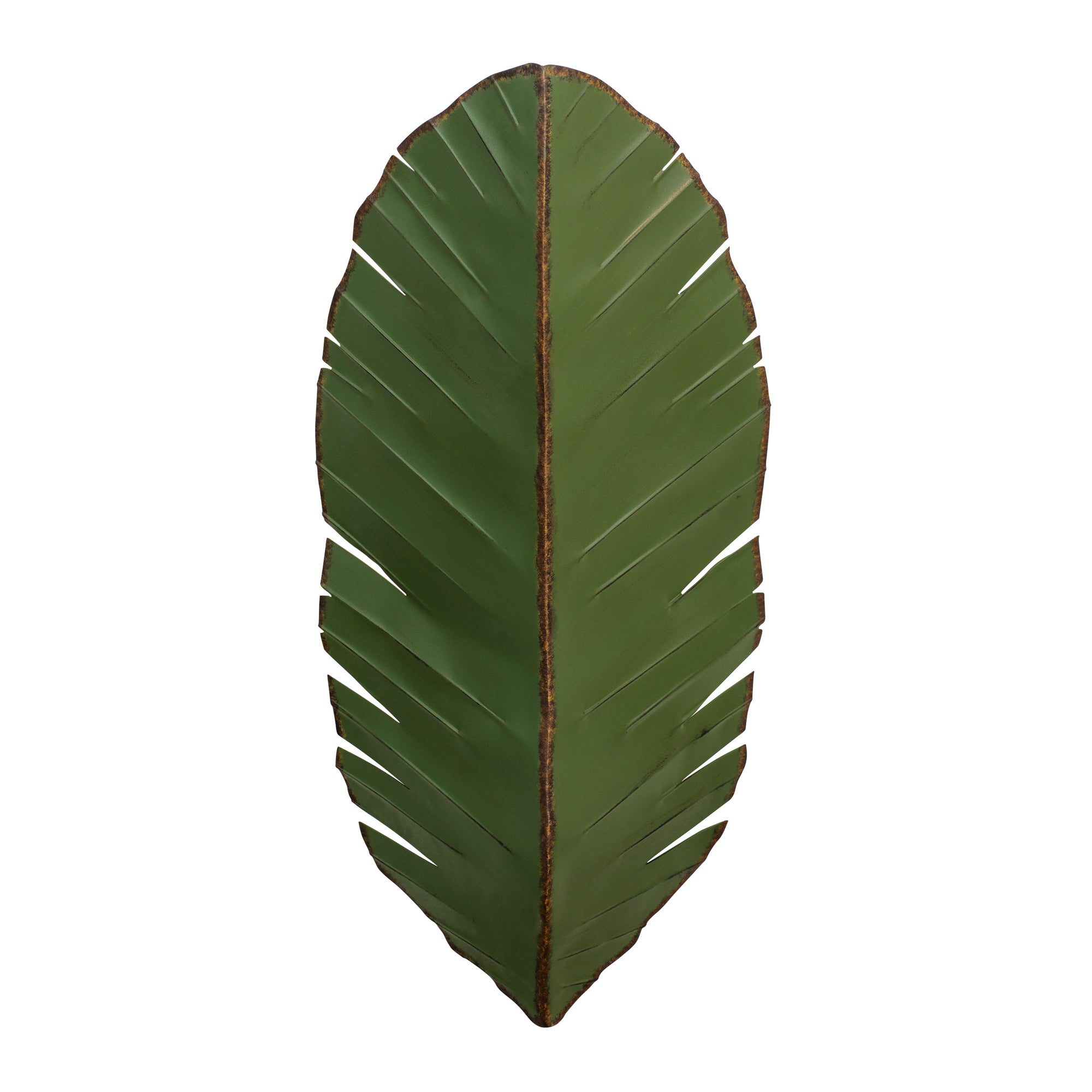 Banana Leaf 3 Light Tall Wall Sconce