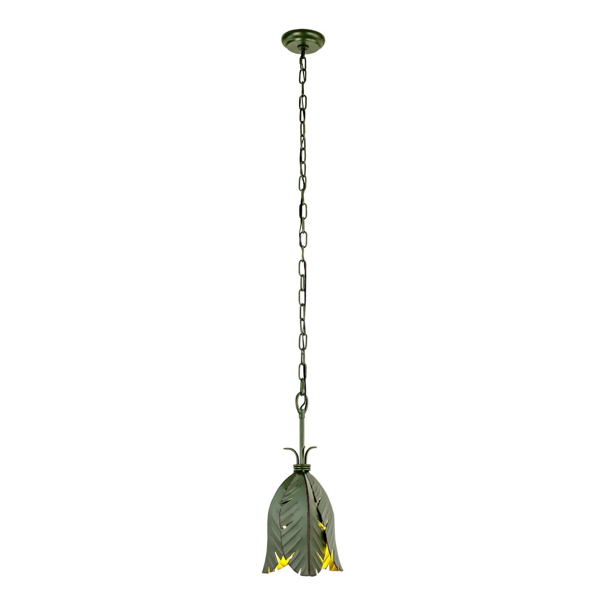 Banana Leaf 1 Light Mini Pendant