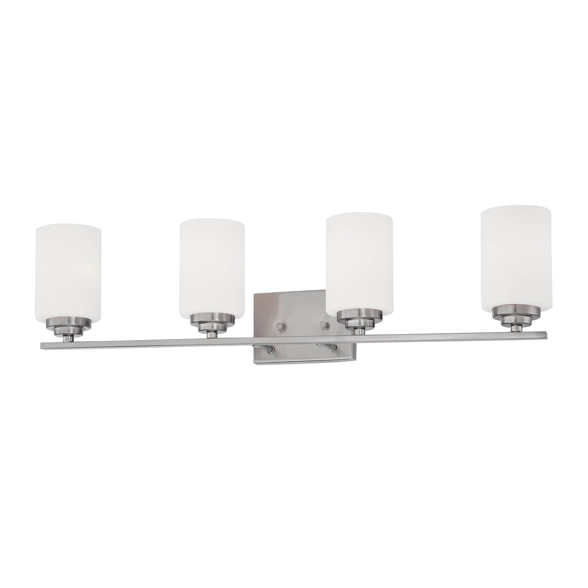 31.13'' Durham Satin Nickel 4 Light Bath Vanity