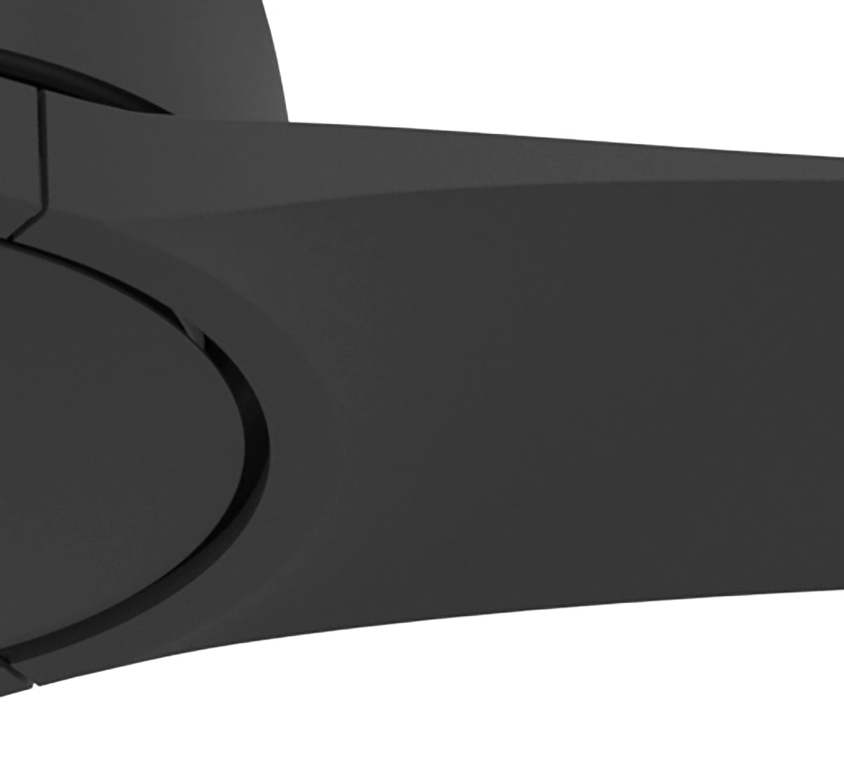 52 inch Gallegos Matte Black Damp Rated Ceiling Fan and Wall Control