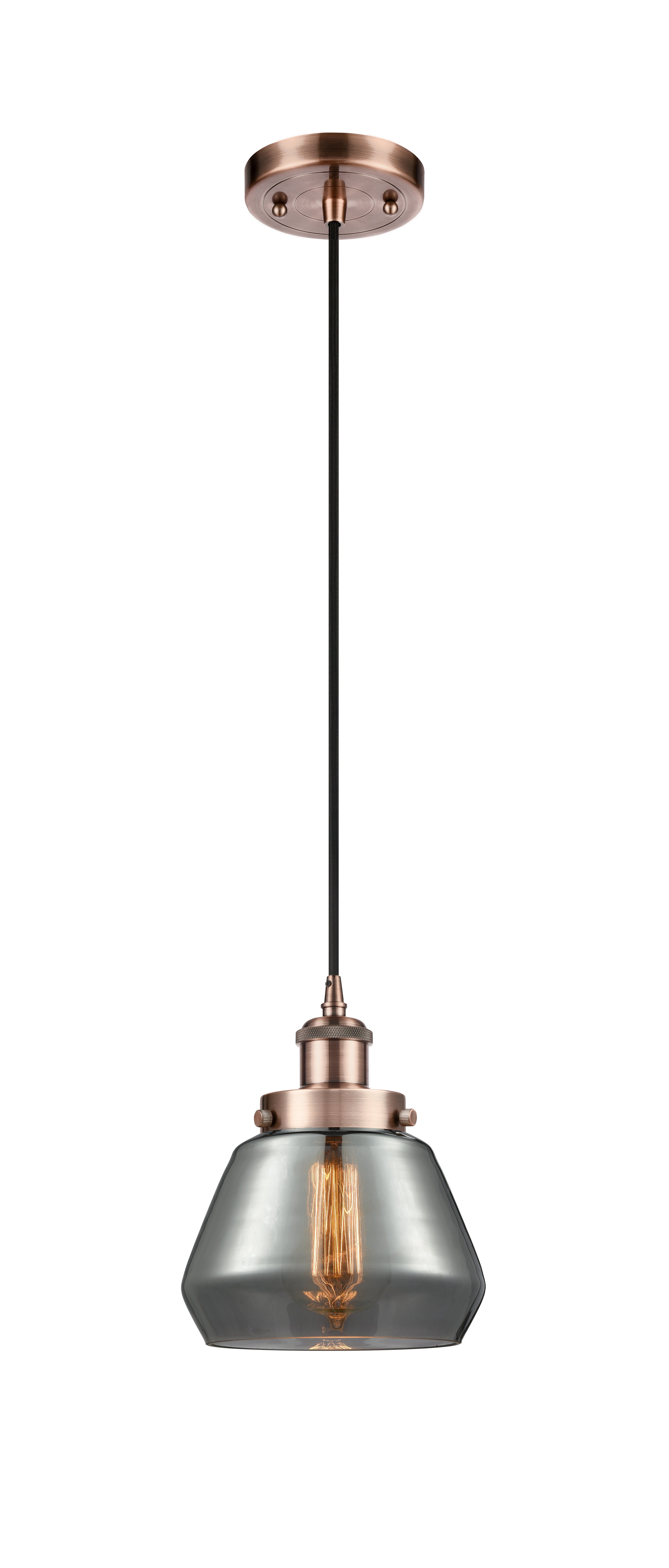Ballston Urban Mini Pendant Antique Copper Finish