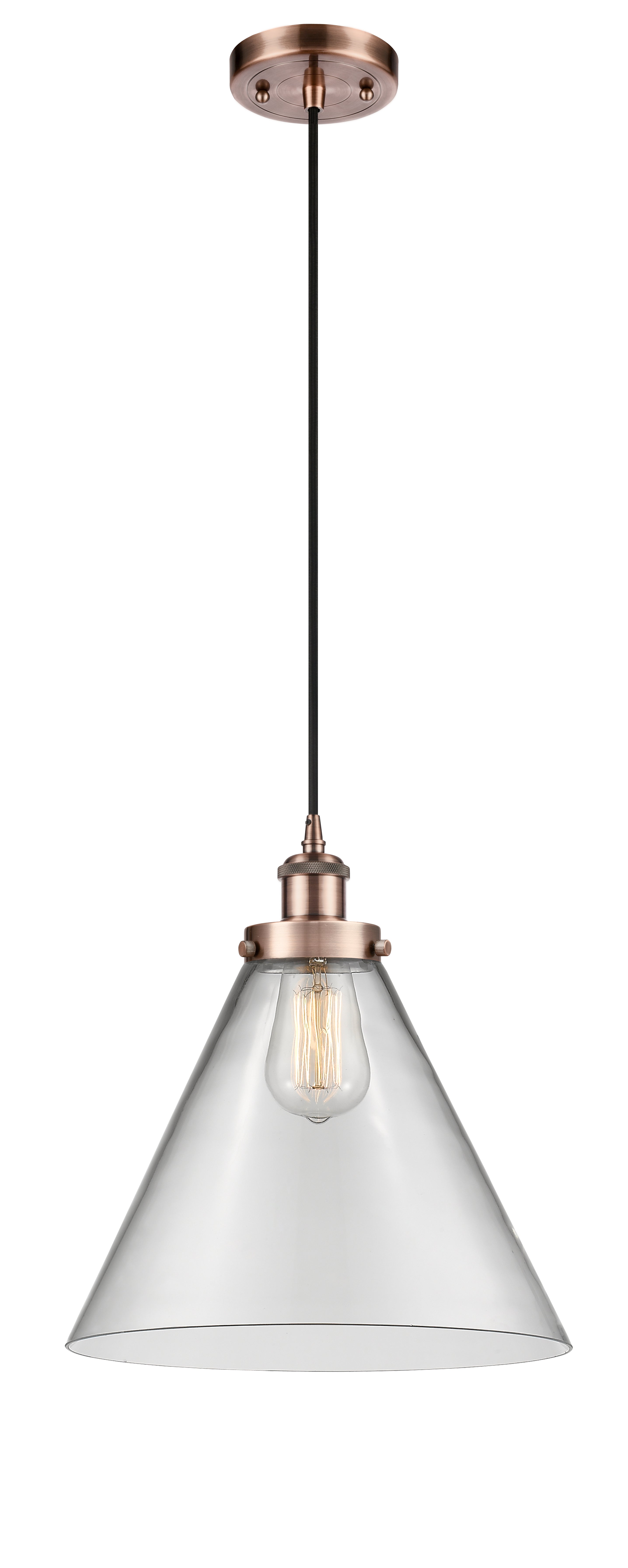 Ballston Urban Mini Pendant Antique Copper