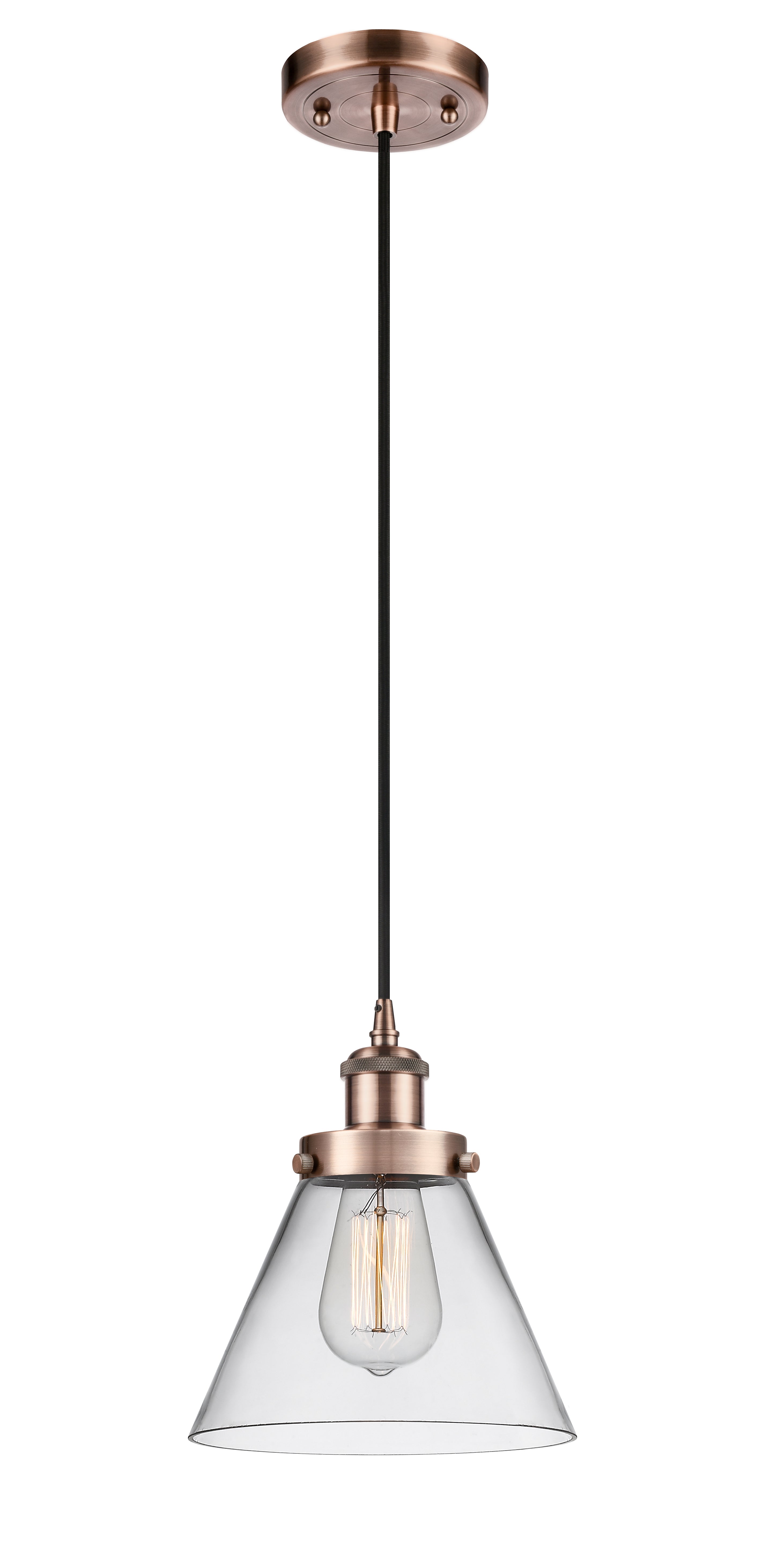Ballston Urban Mini Pendant Antique Copper
