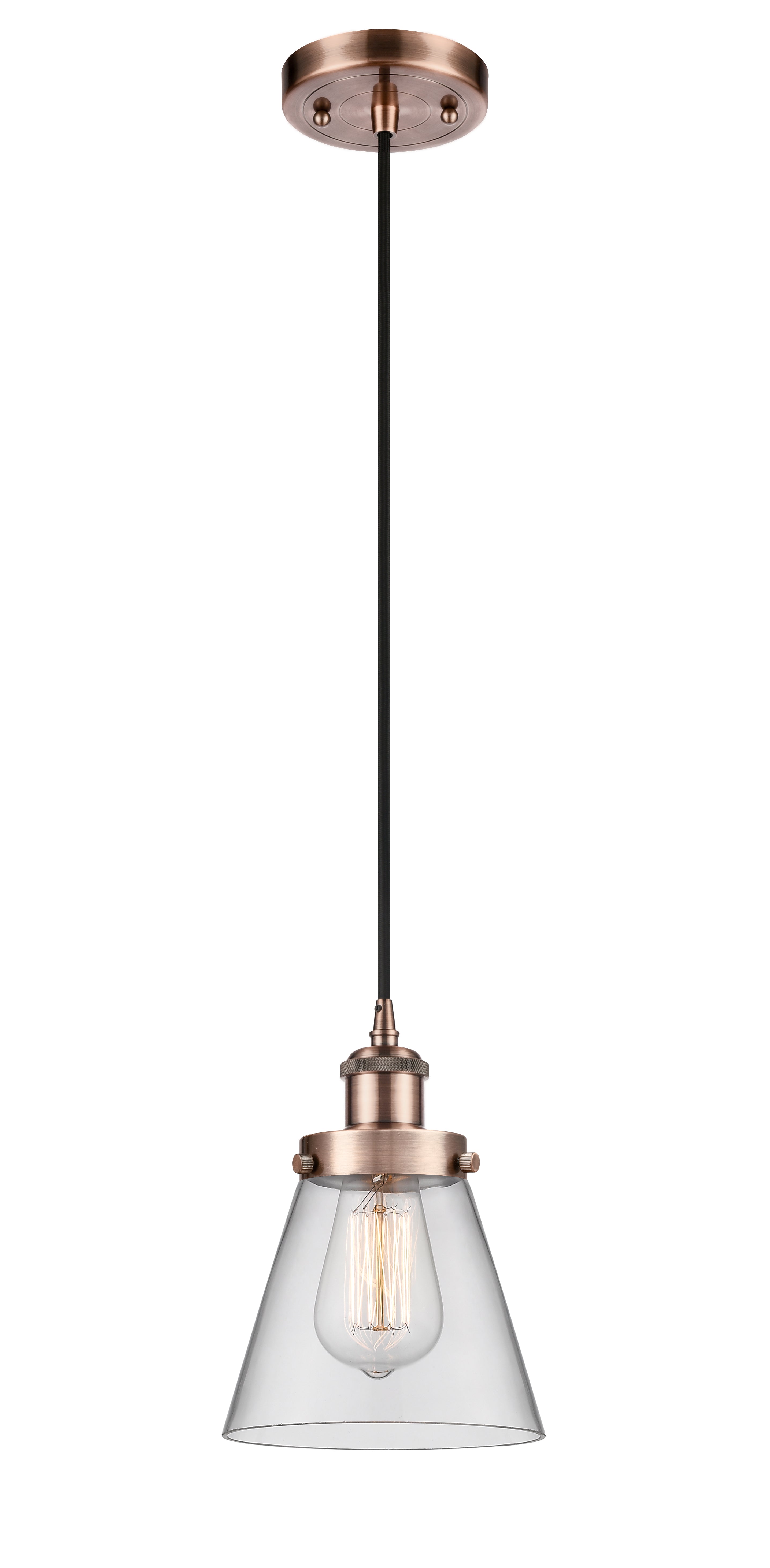Ballston Urban Mini Pendant Antique Copper