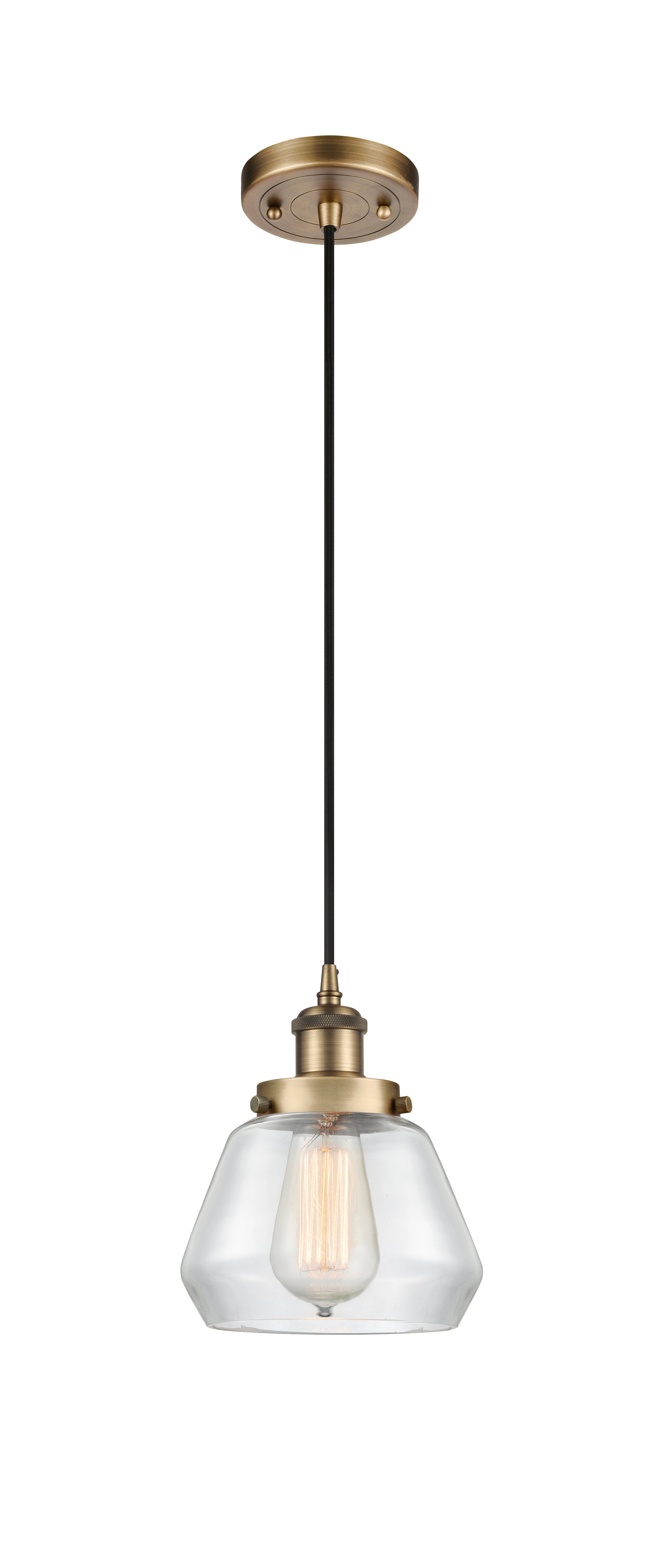 Ballston Urban Mini Pendant Antique Copper Finish