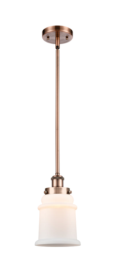 Canton 6-Inch 1-Light Stem-Hung Mini Pendant 9.625-Inch High