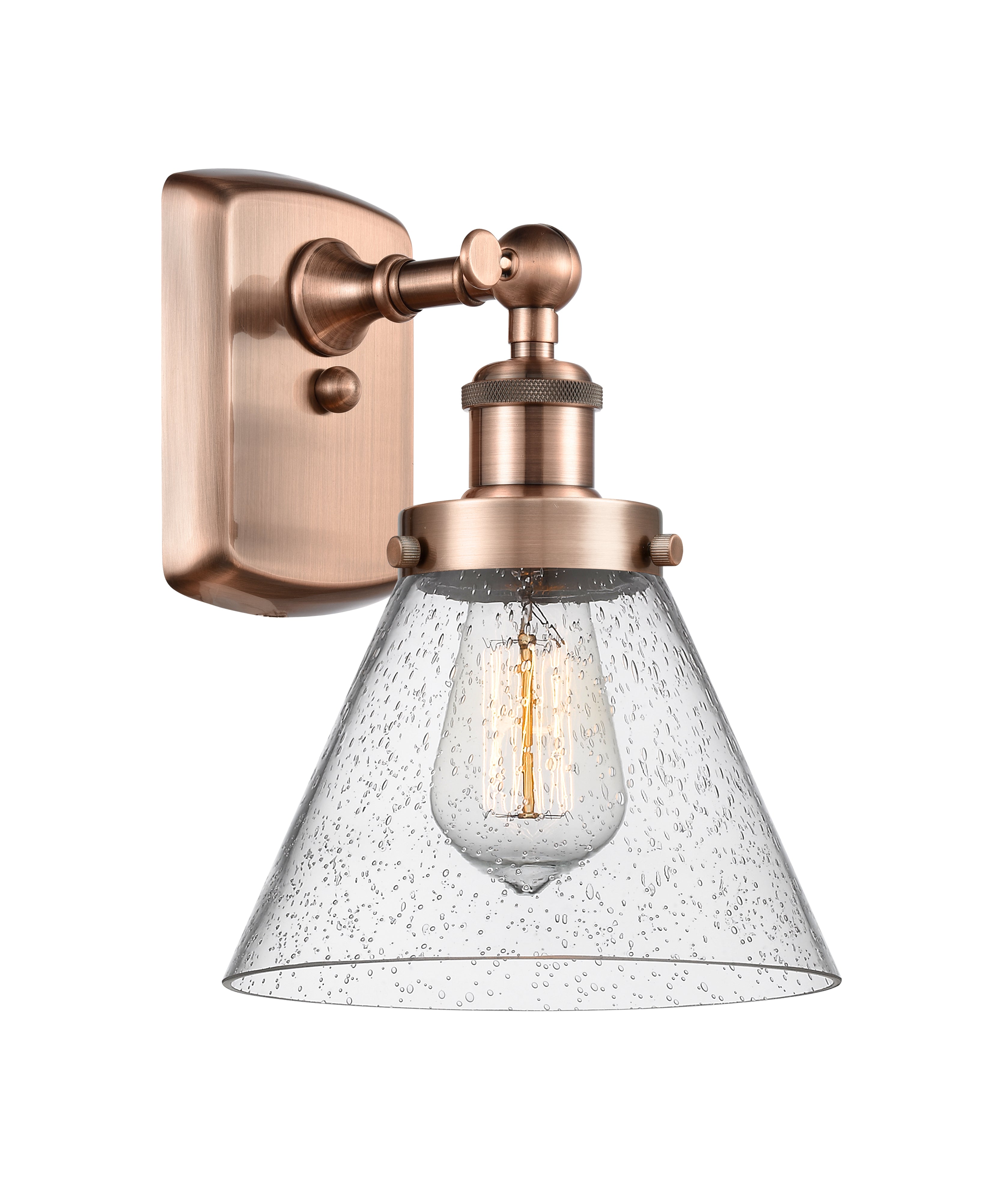 Ballston Urban Sconce Cast Brass 8 Inch