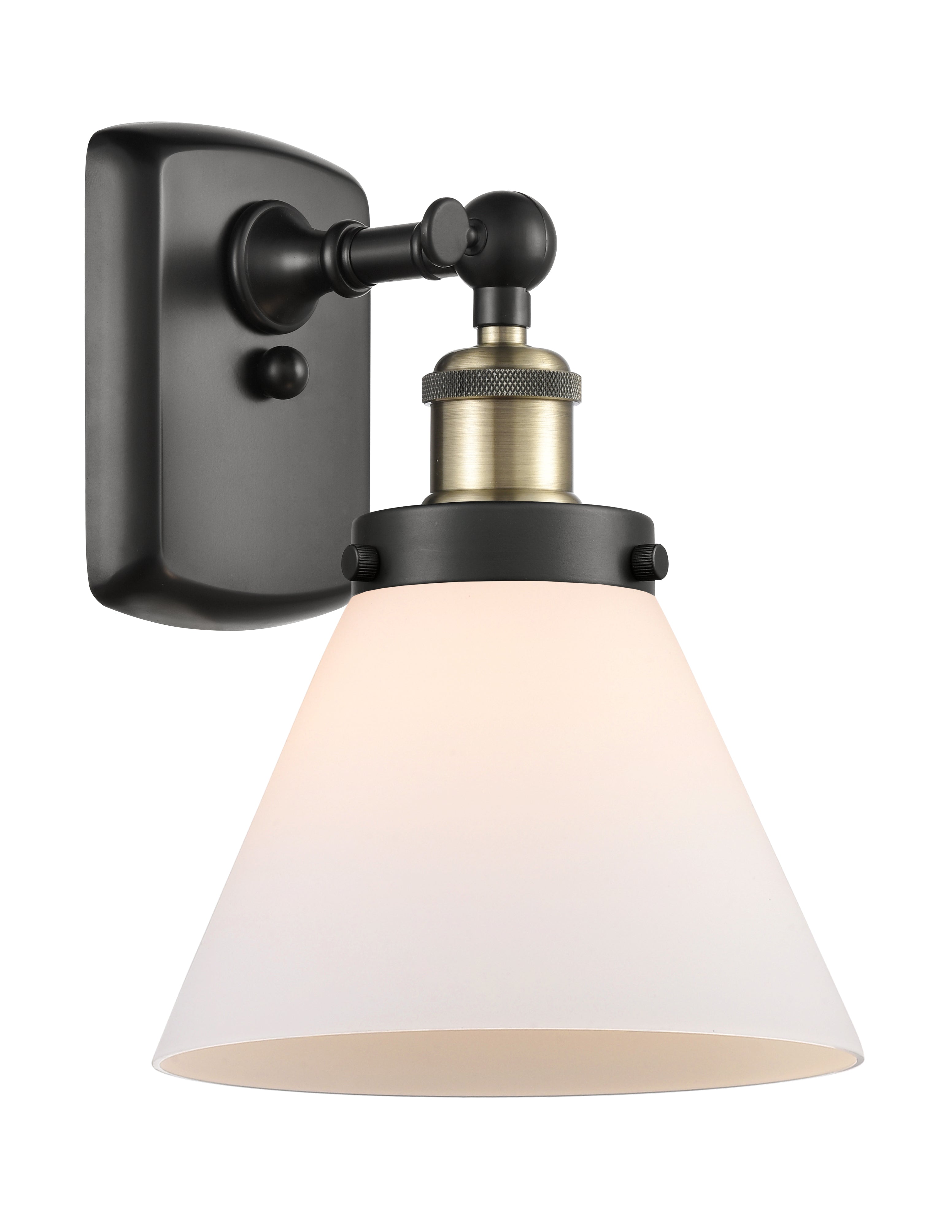 Ballston Urban Sconce Cast Brass 8 Inch