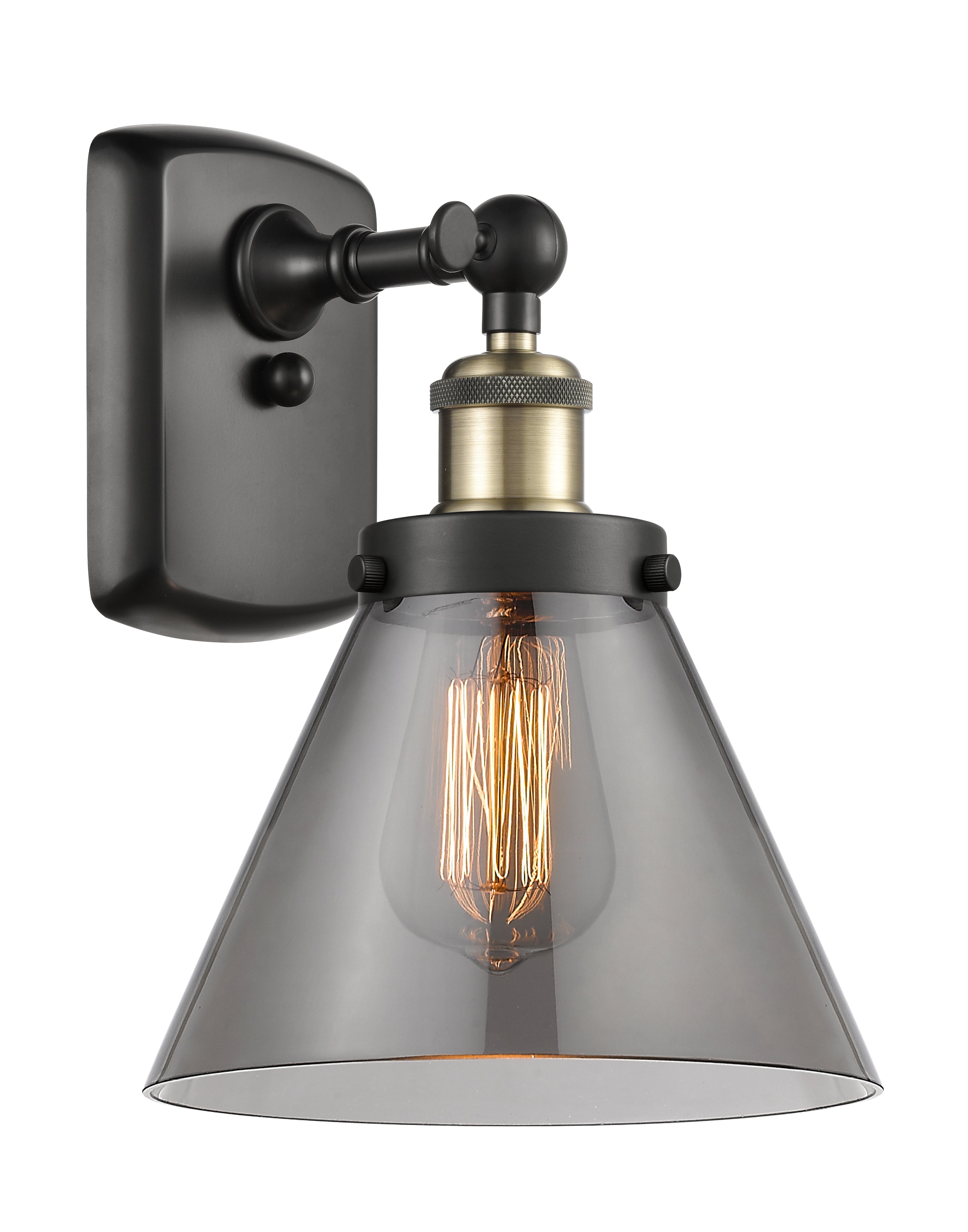 Ballston Urban Sconce Cast Brass 8 Inch