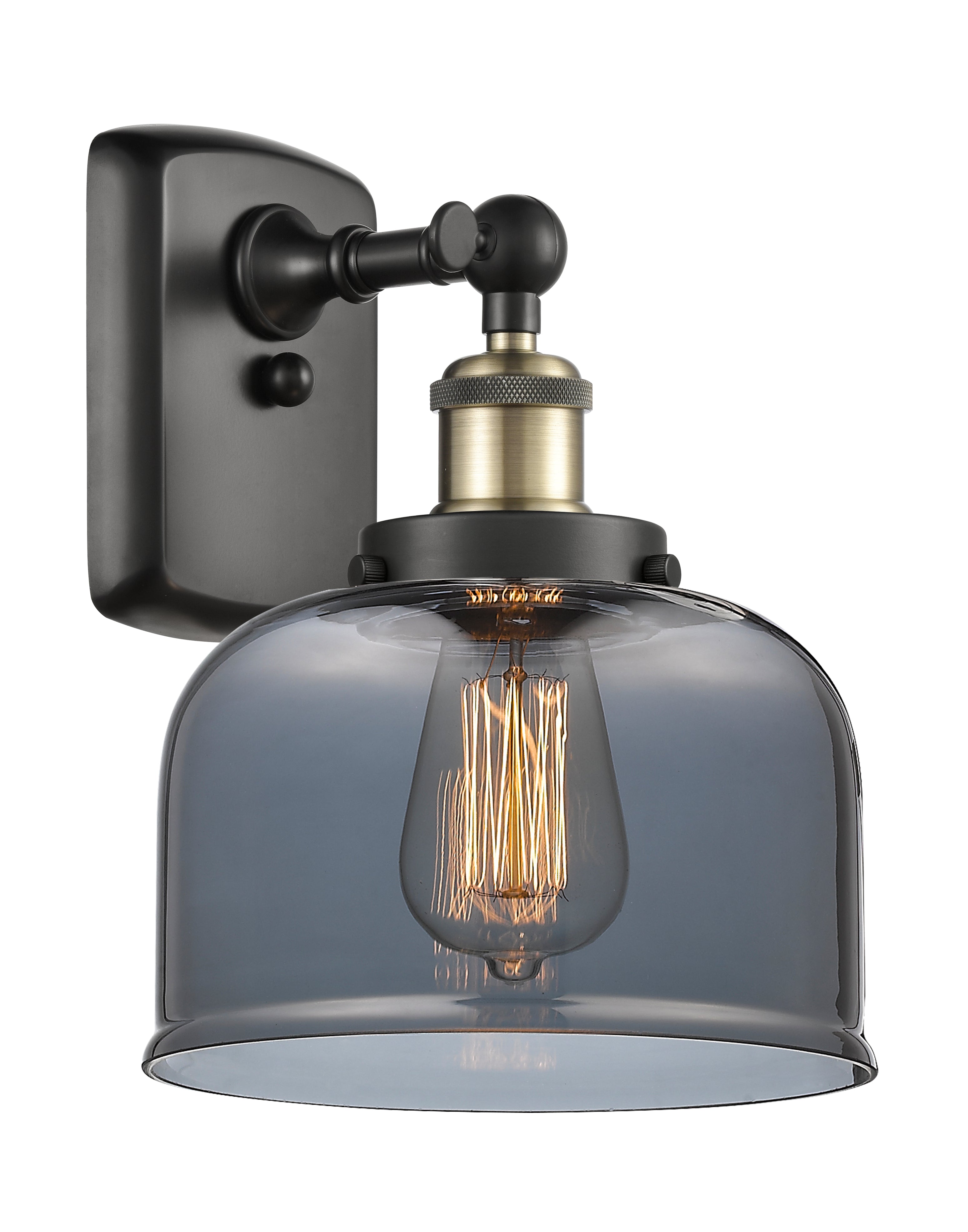 Ballston Urban Sconce Cast Brass Glass