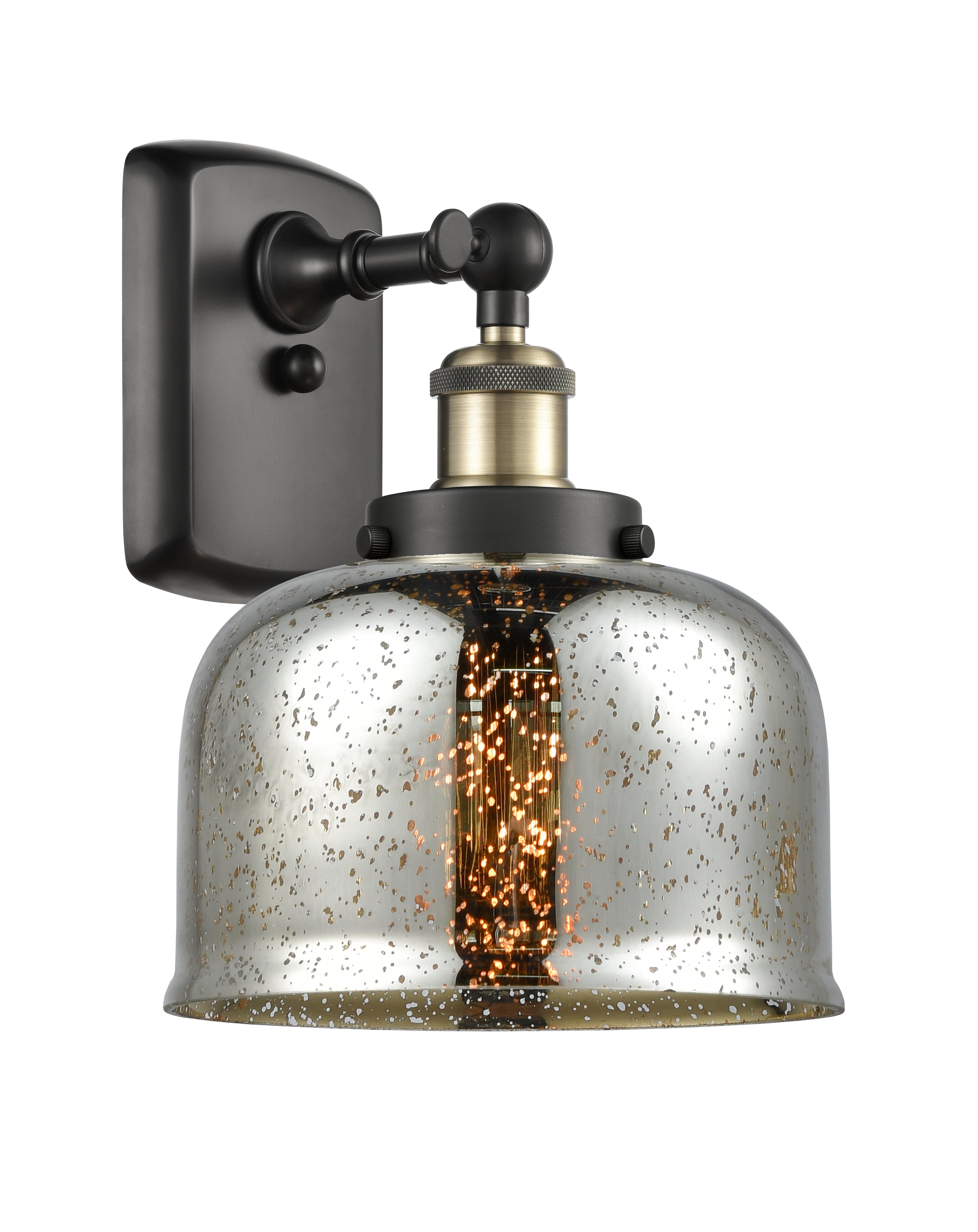 Ballston Urban Sconce Cast Brass Glass