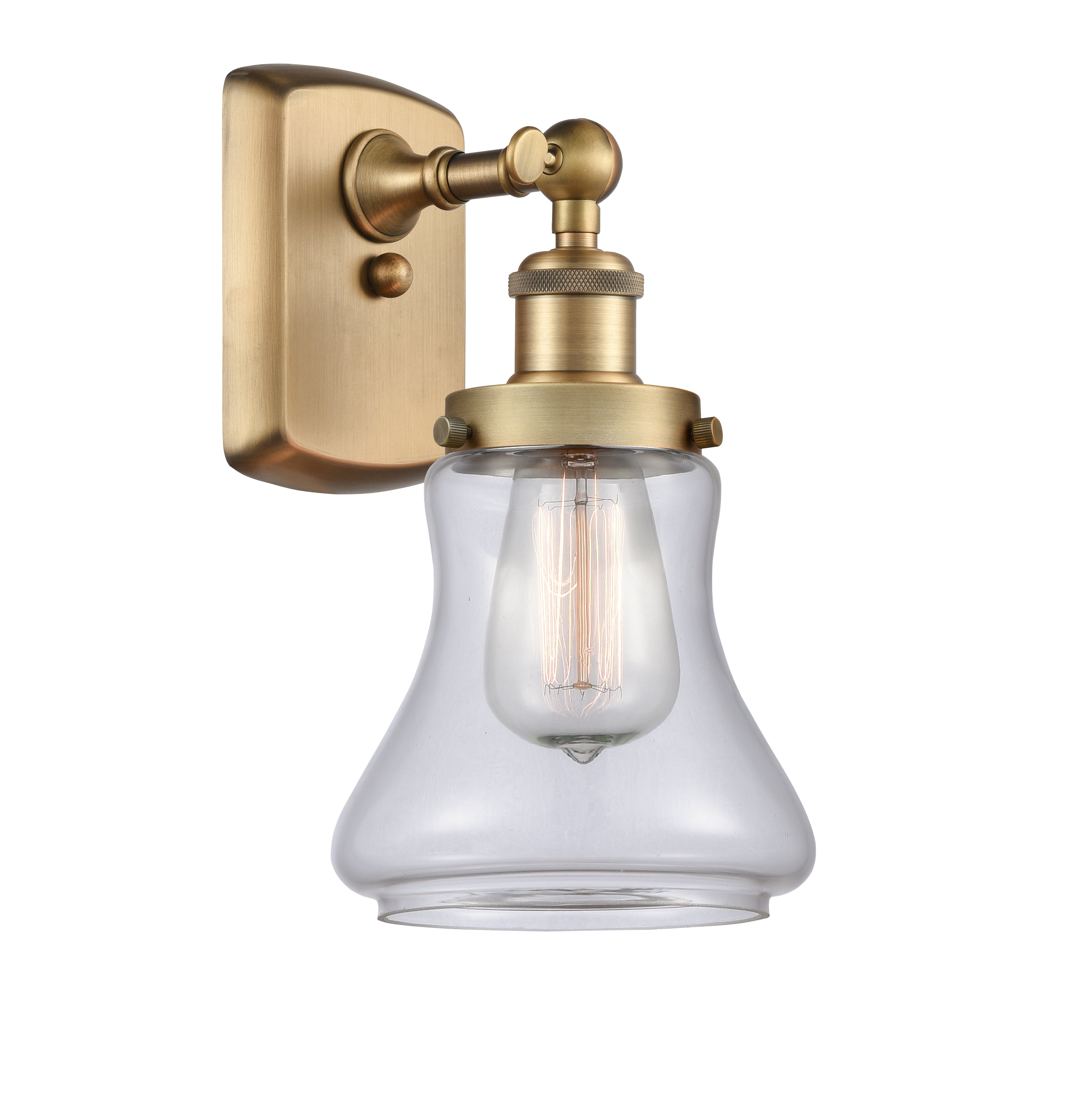 Ballston Urban Sconce Cast Brass Finish