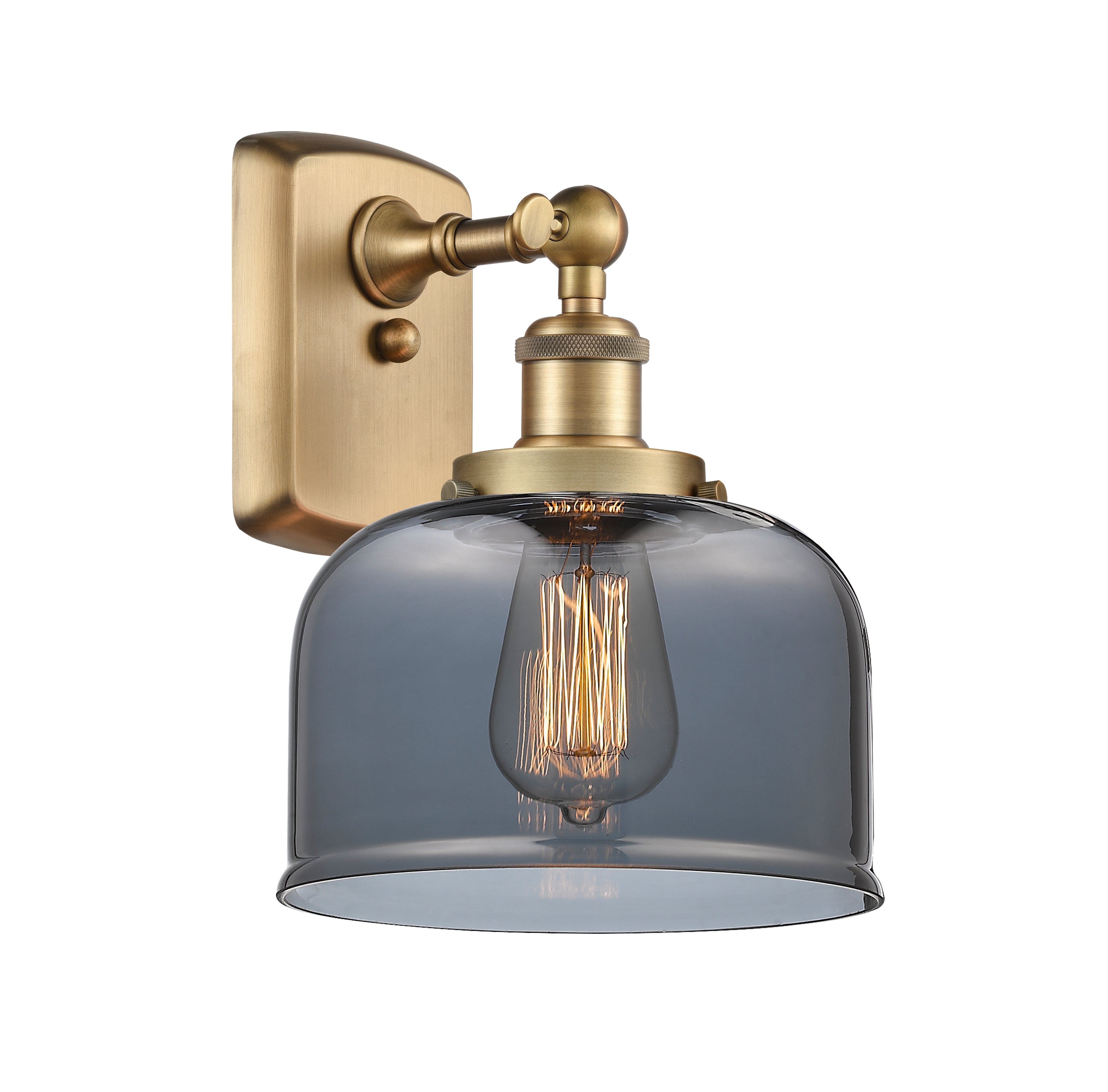 Ballston Urban Sconce Cast Brass Glass