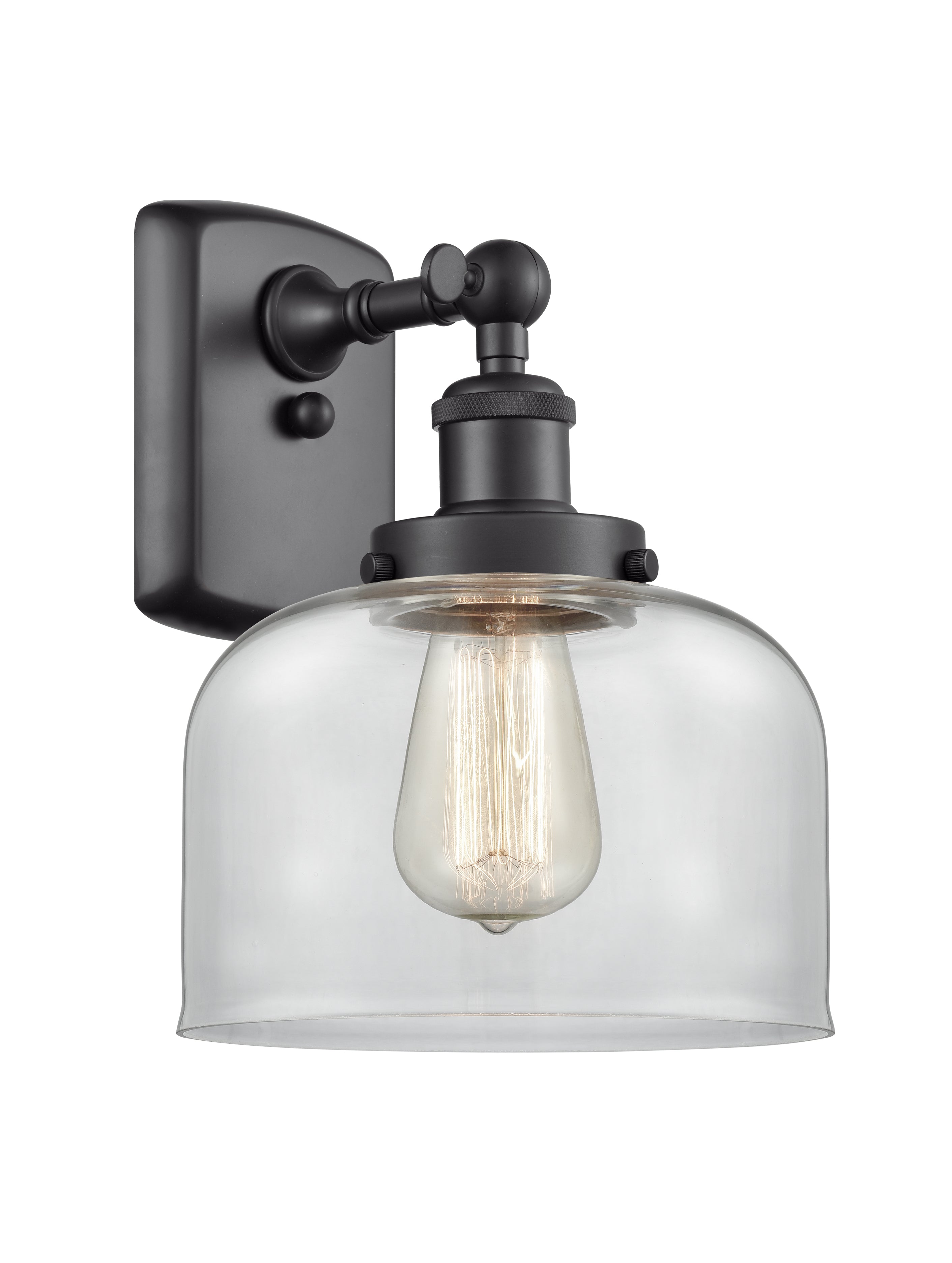 Ballston Urban Sconce Cast Brass Glass