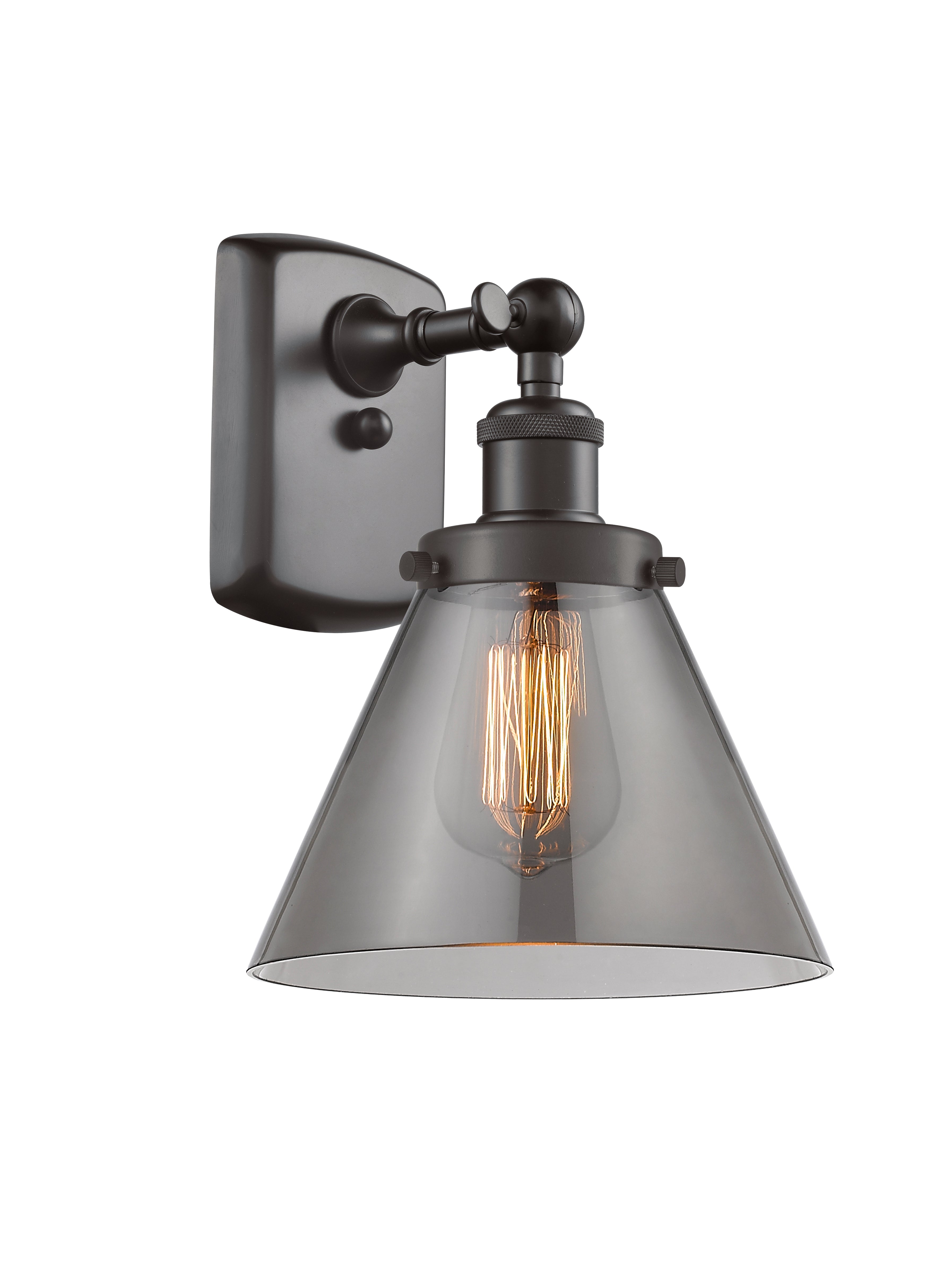 Ballston Urban Sconce Cast Brass 8 Inch