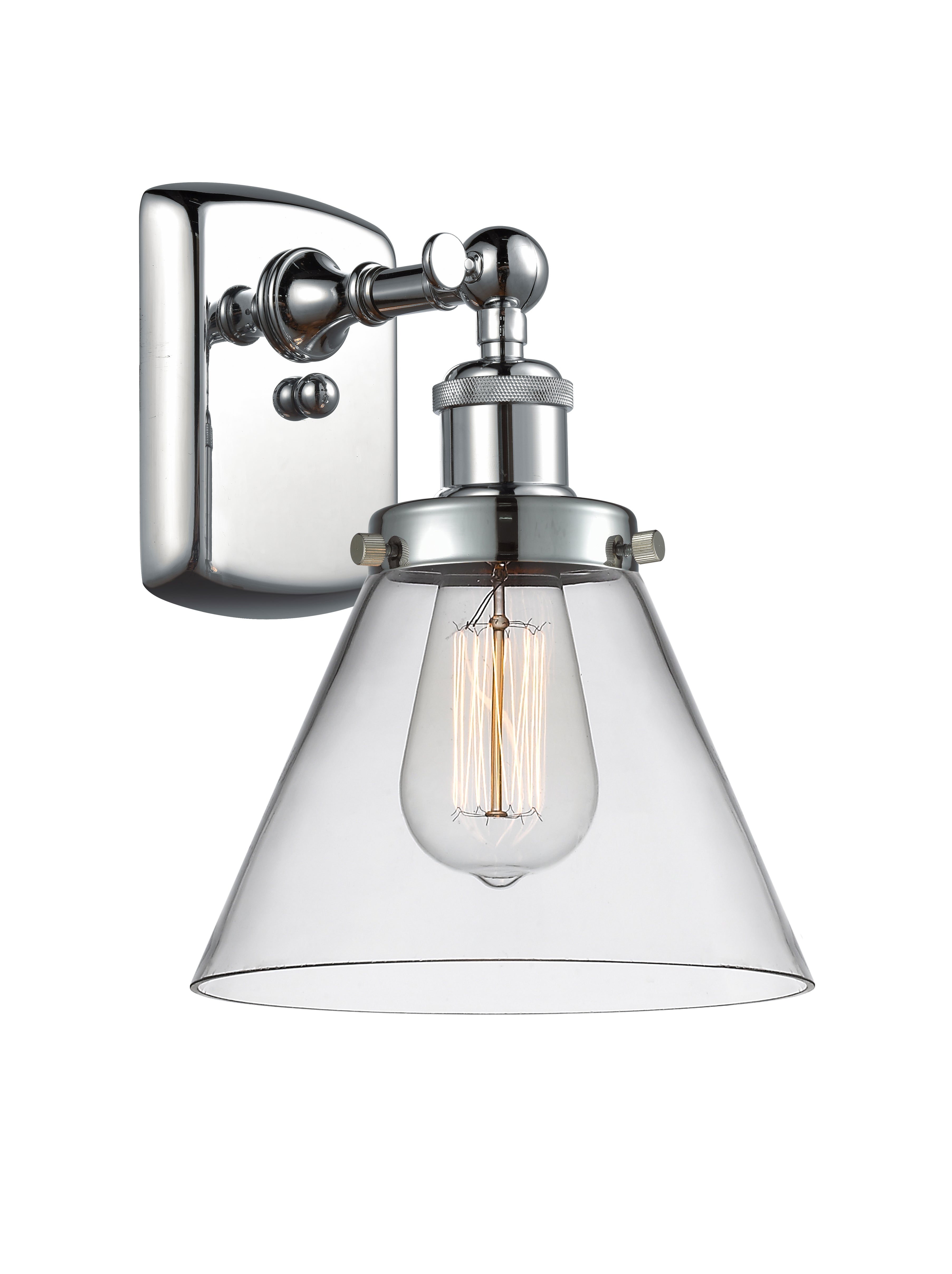 Ballston Urban Sconce Cast Brass 8 Inch