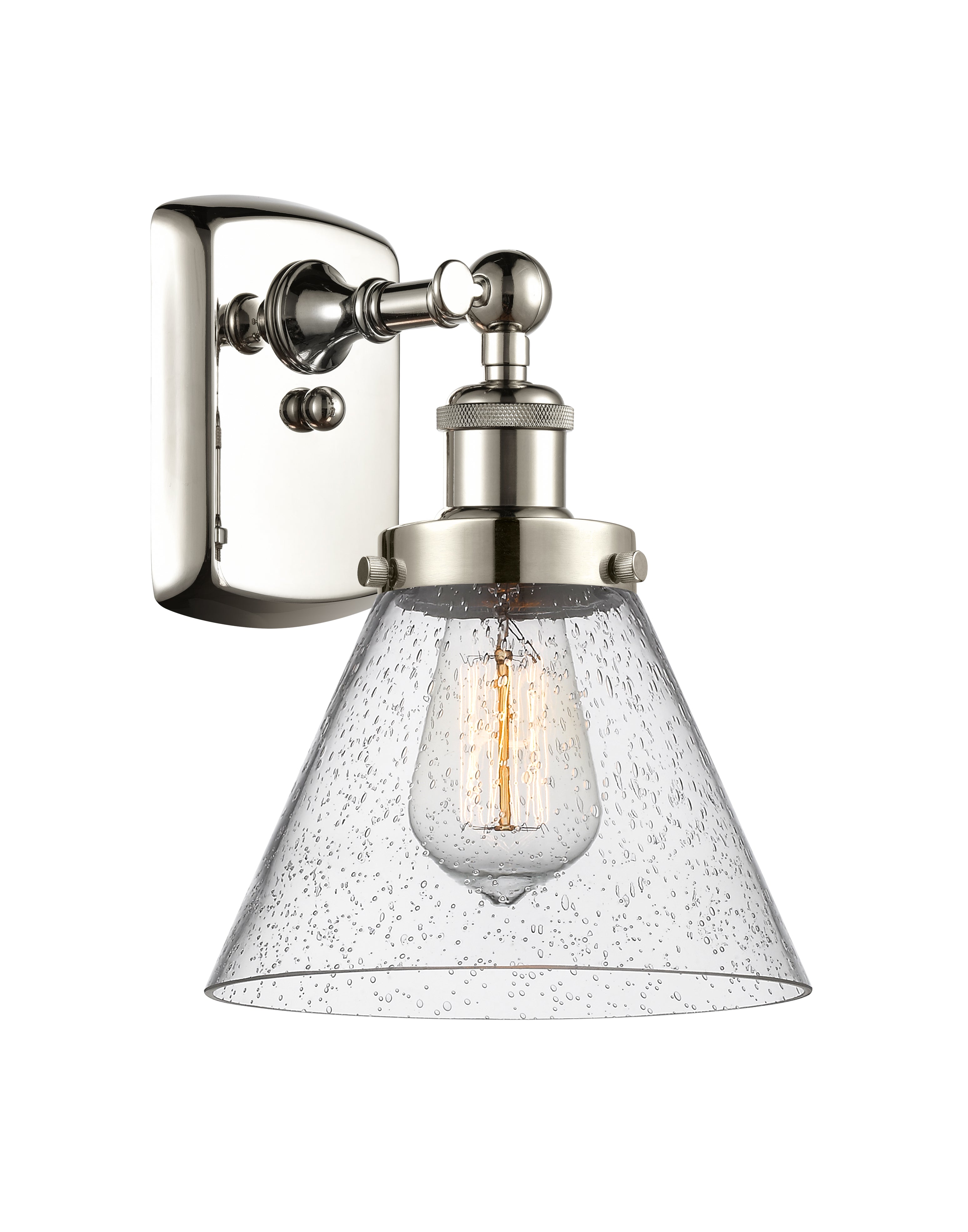 Ballston Urban Sconce Cast Brass 8 Inch